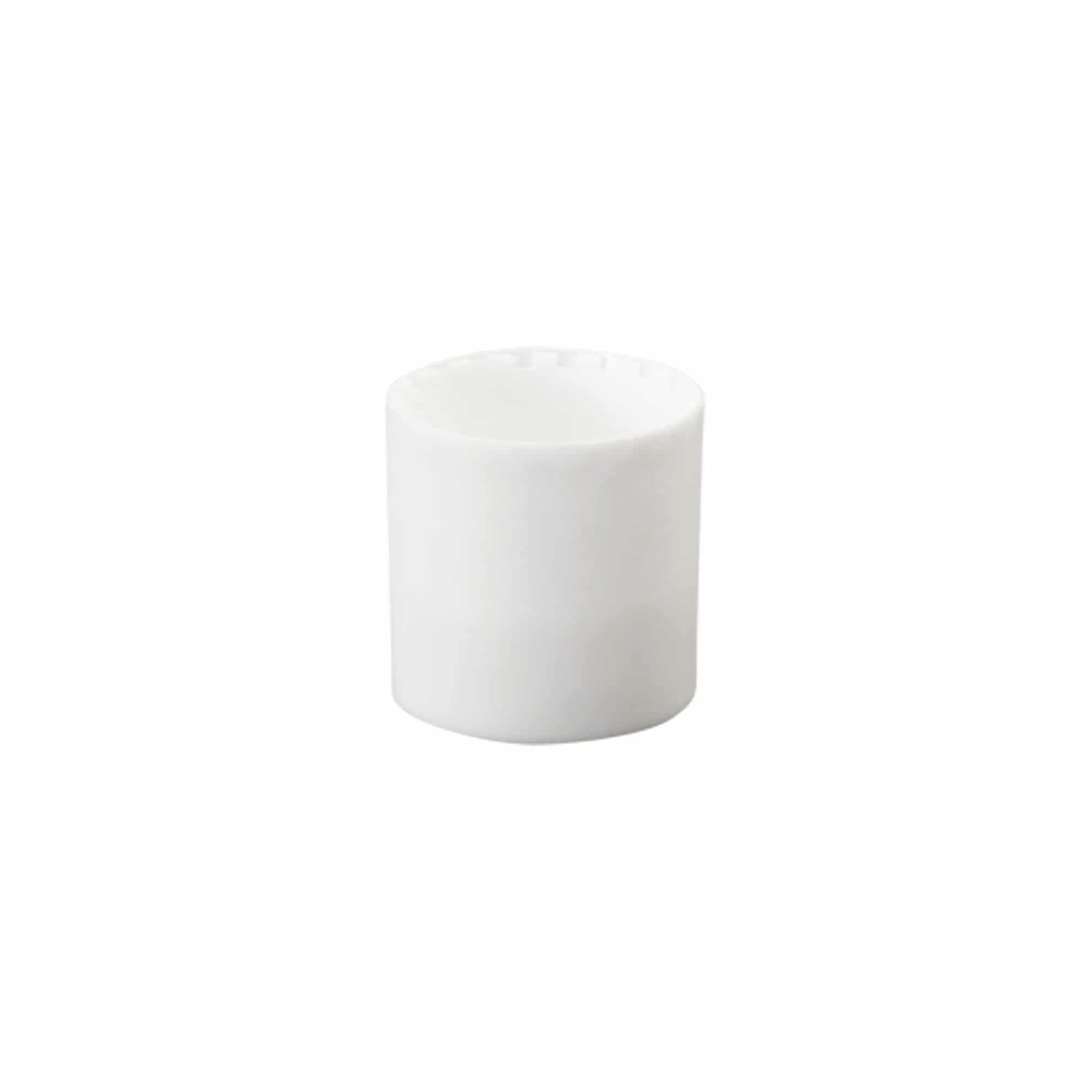 Navojni zatvarač Disc Top, PP plastika, bijela, za otvor: 24/410