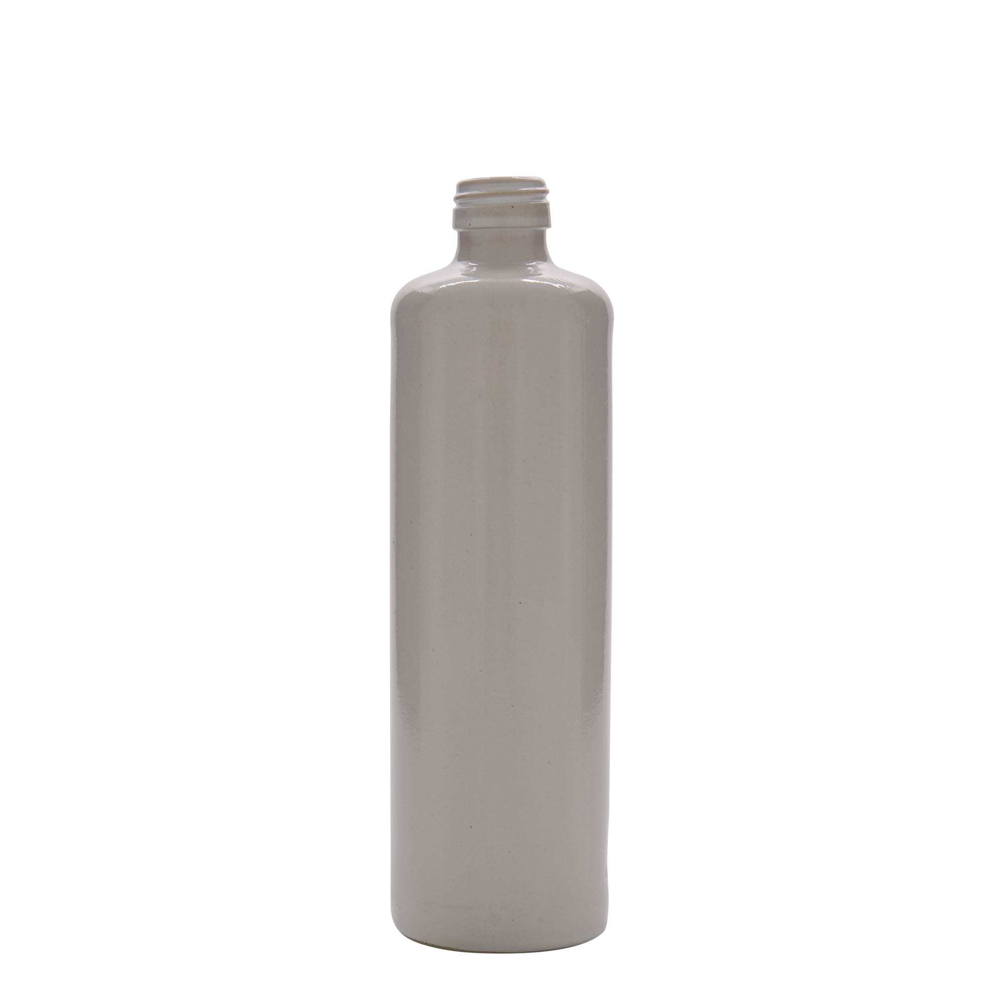 500 ml vrč od gline, kamenina, bijeli, otvor: PP 31,5