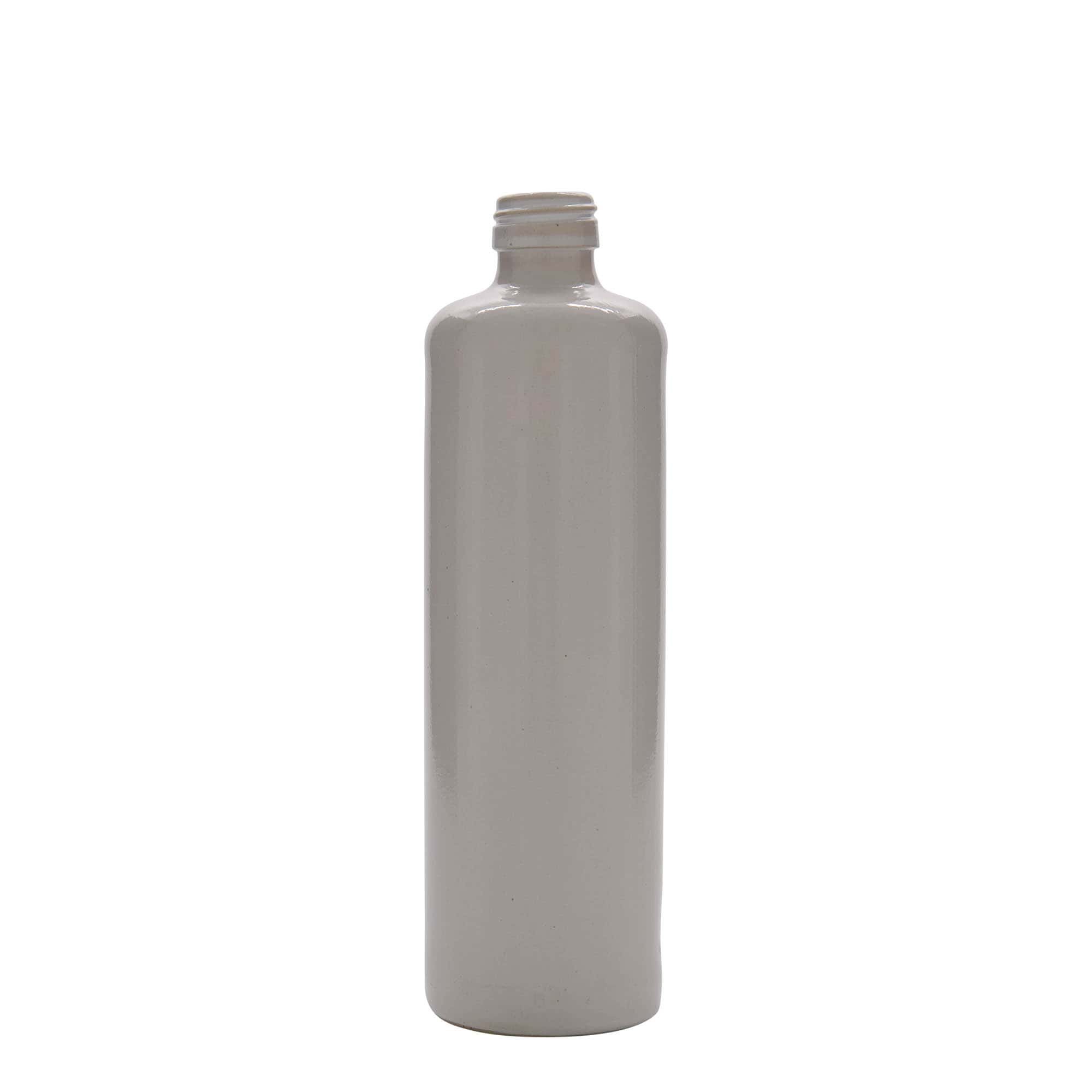 500 ml vrč od gline, kamenina, bijeli, otvor: PP 31,5