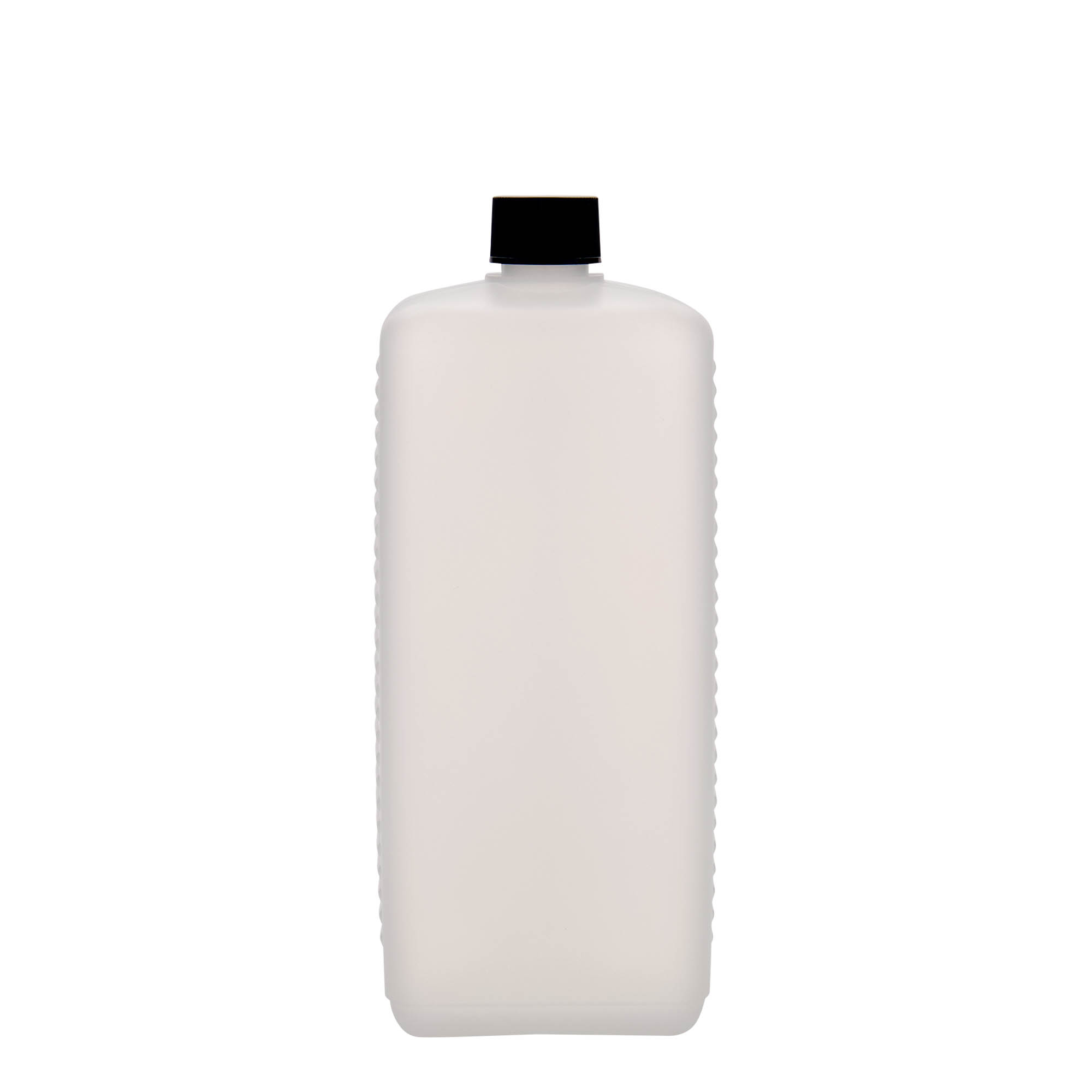 1.000 ml kanister boca, pravougaona, HDPE plastika, prirodna, otvor: DIN 25 EPE