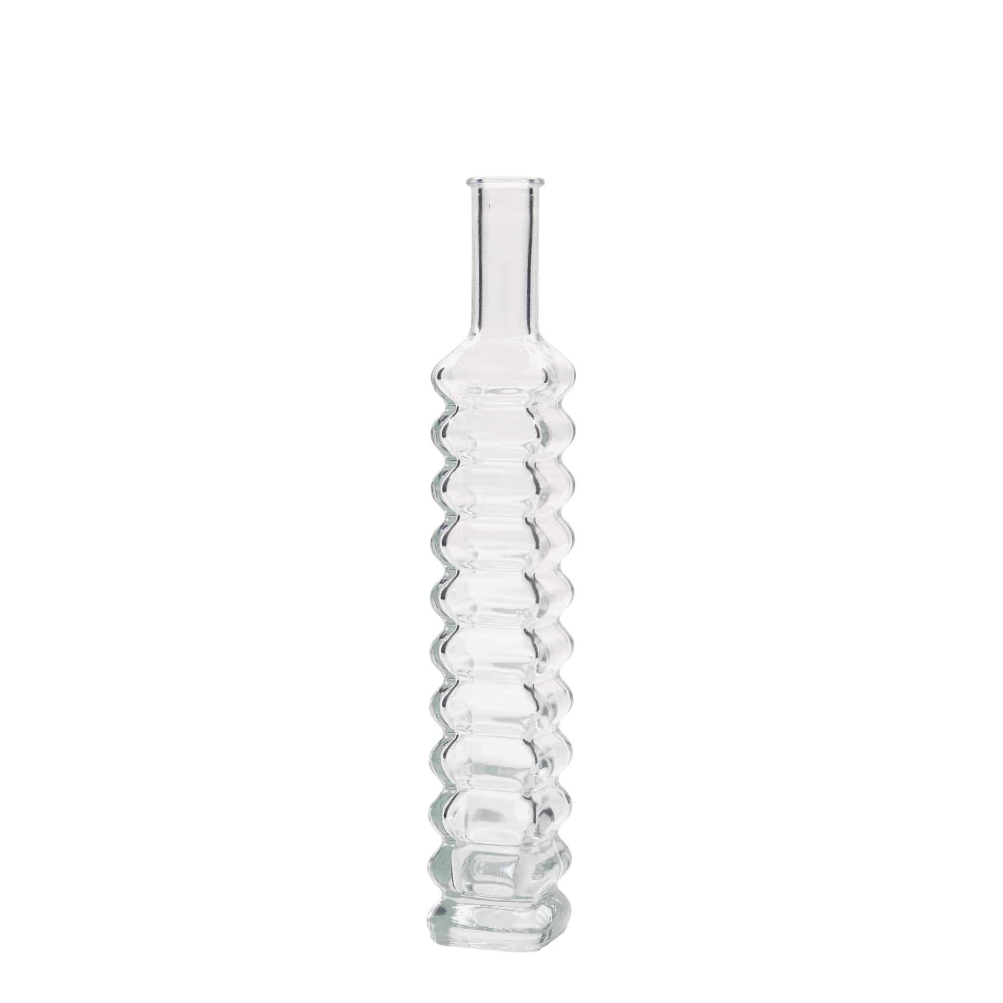 100 ml staklena boca „Roma“, kvadratna, grlo: čep