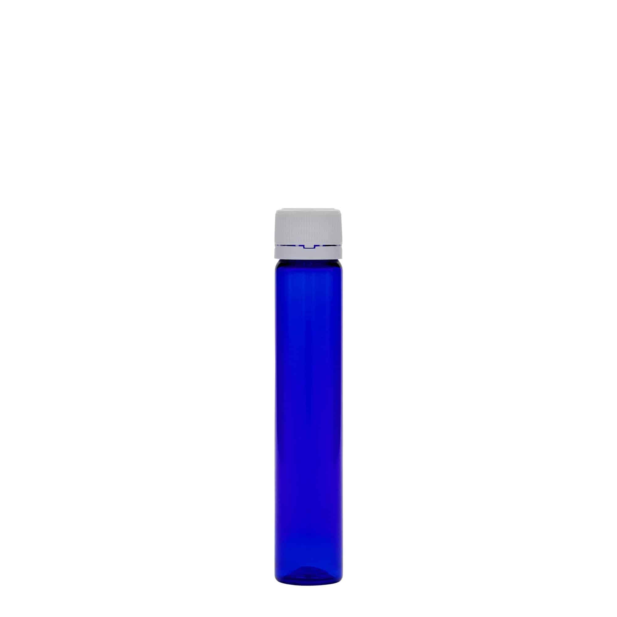 PET cjevčica 25 ml, plastika, kraljevsko plava, otvor: Navojni zatvarač