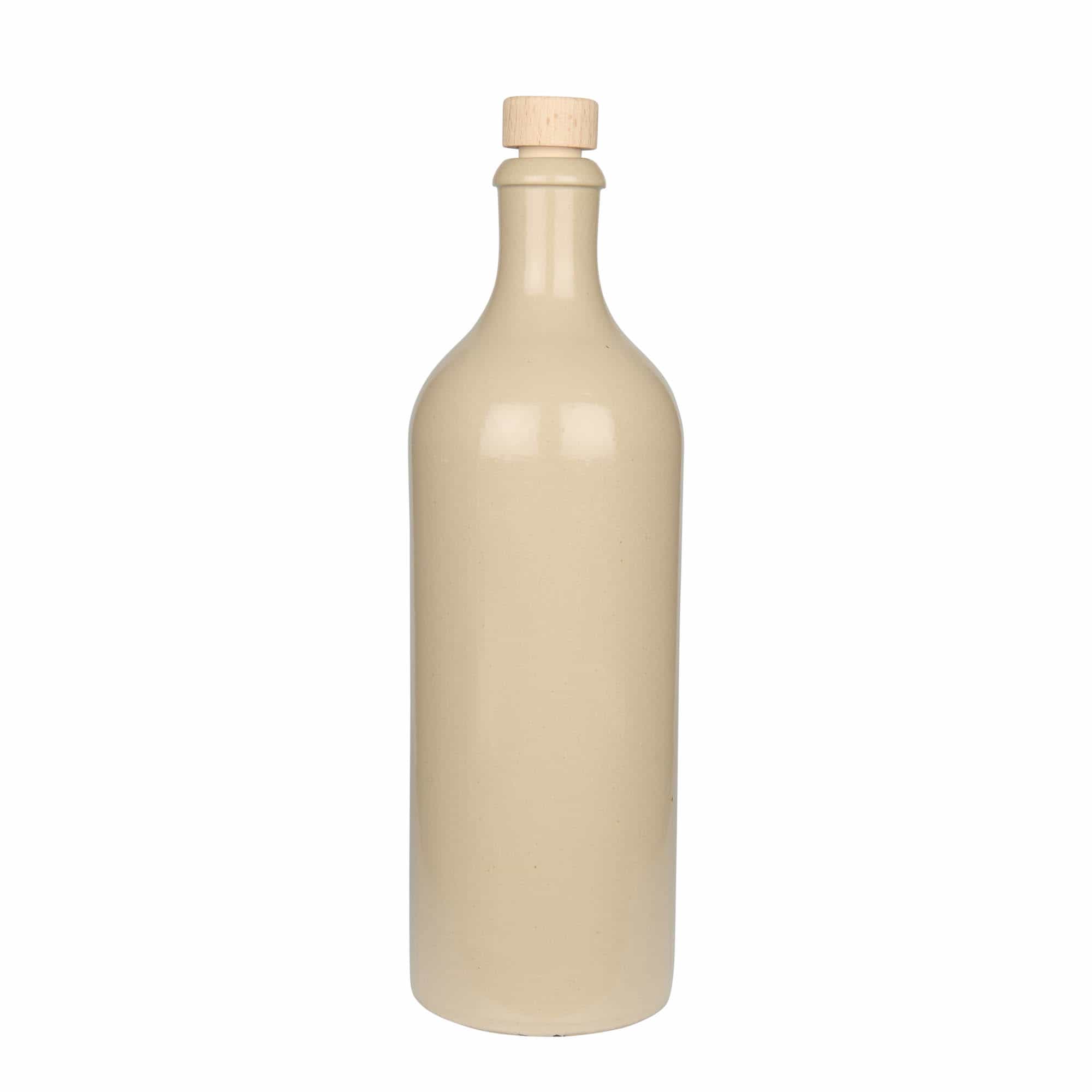 Glineni vrč 750 ml, keramika, bež, otvor: Pluto