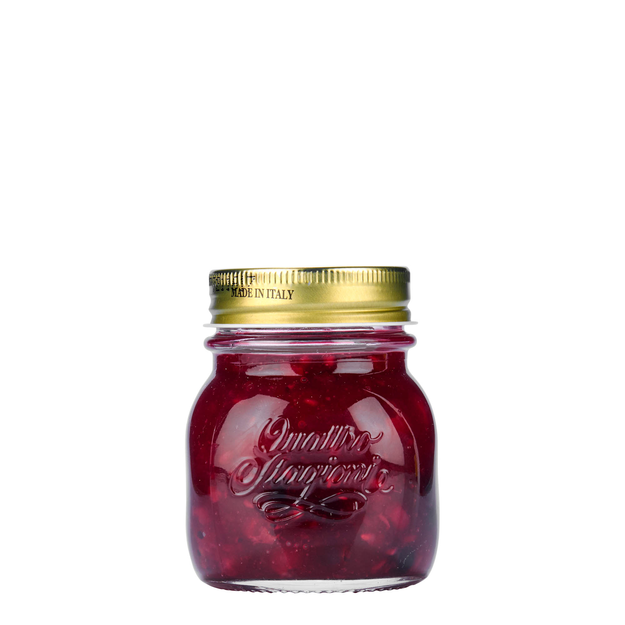 150 ml staklena tegla 'Quattro Stagioni', otvor: navojni poklopac 150 ml staklena tegla 'Quattro Stagioni', otvor: navojni poklopac