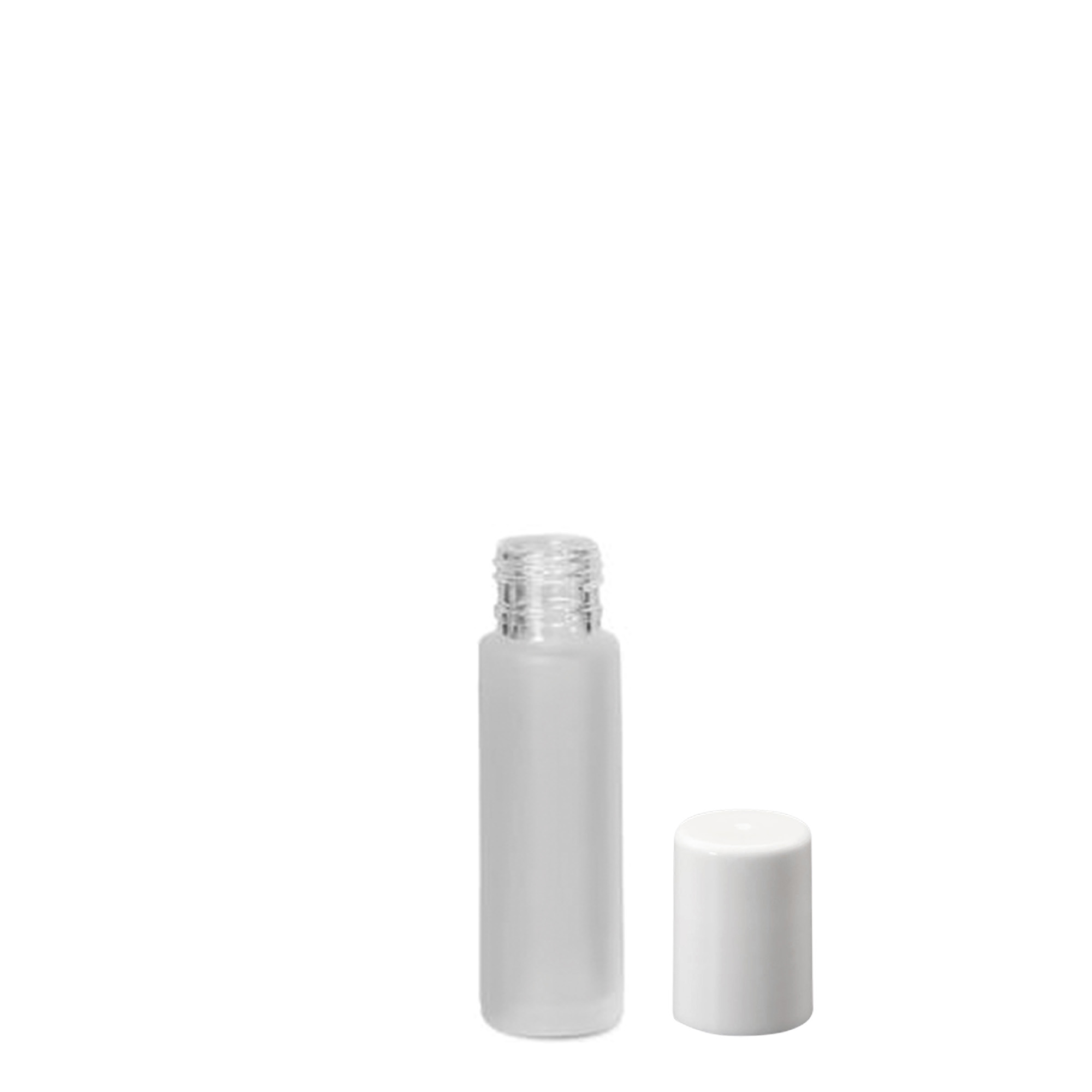 10 ml roll-on bočica, staklo, matirana, grlo: navojni zatvarač 10 ml roll-on bočica, staklo, matirana, grlo: navojni zatvarač