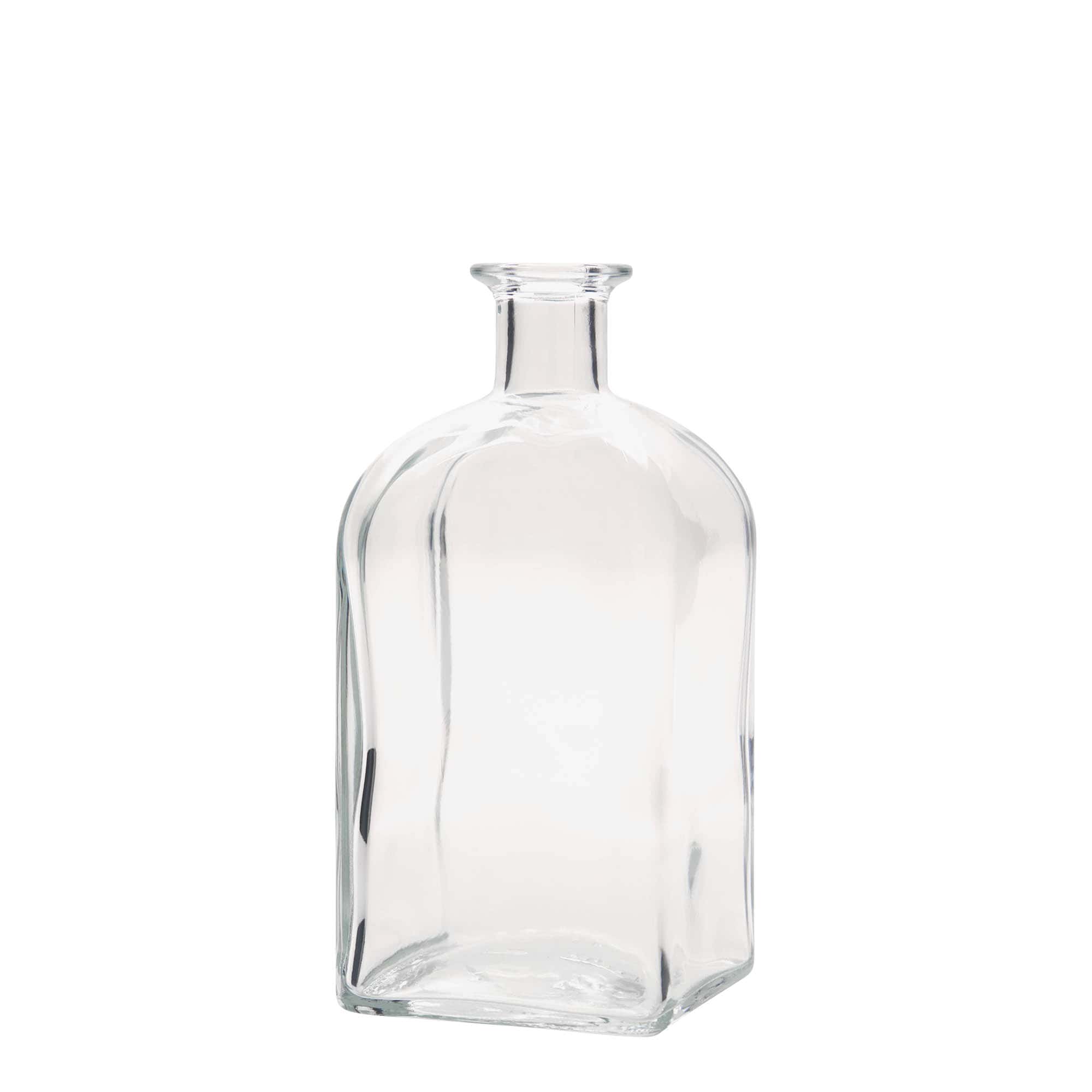 Apotekarska flaša 700 ml Carré, četvrtasto, otvor: Pluto