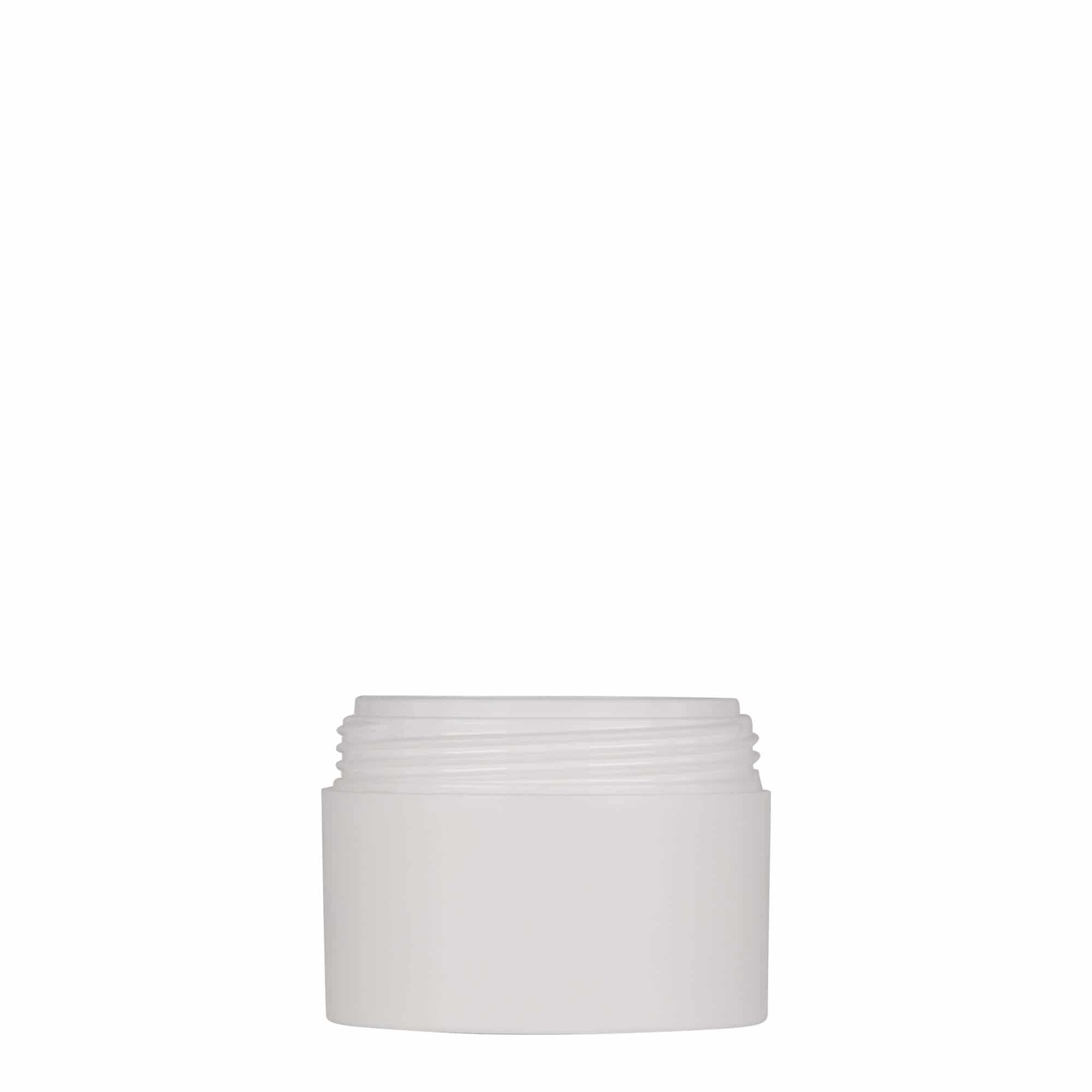 Plastična posuda 50 ml 'Antonella', PP, bijela, otvor: Navojni zatvarač Plastična posuda 50 ml 'Antonella', PP, bijela, otvor: Navojni zatvarač