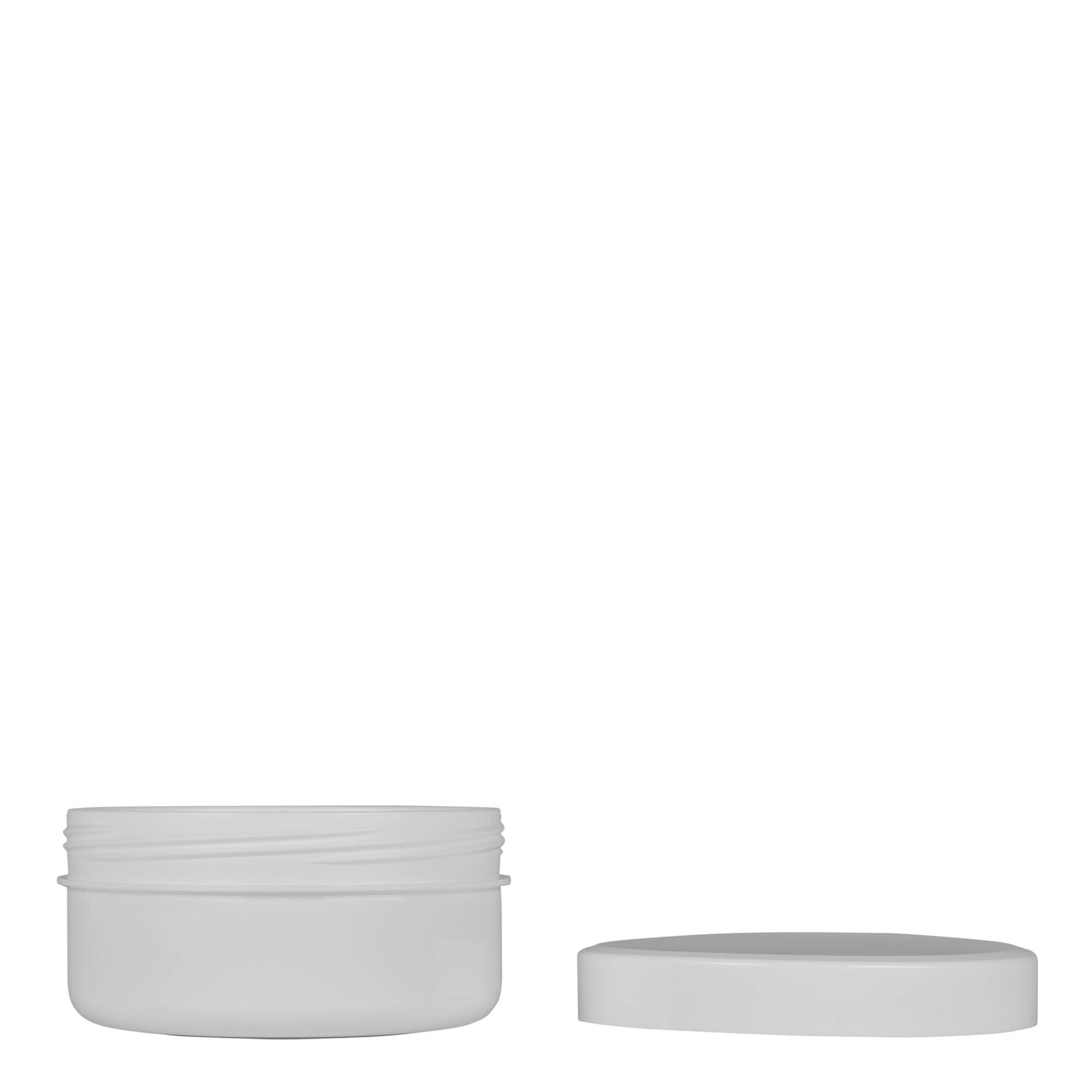 250 ml plastična posuda 'White Line', PP, bijela, otvor: navojni zatvarač