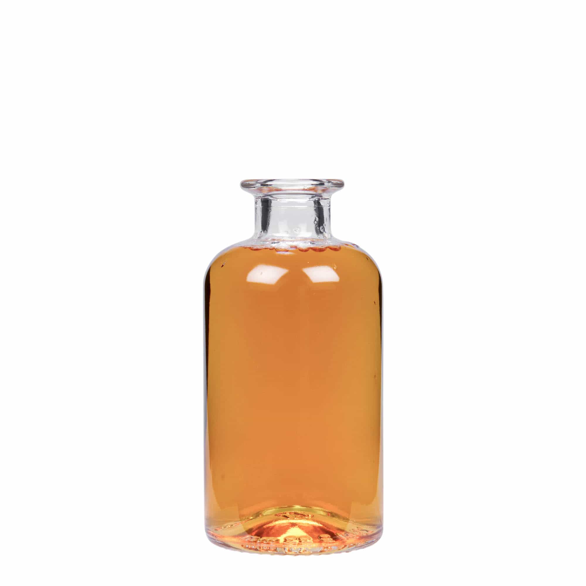 Staklena apotekarska flaša 250 ml, otvor: Pluto
