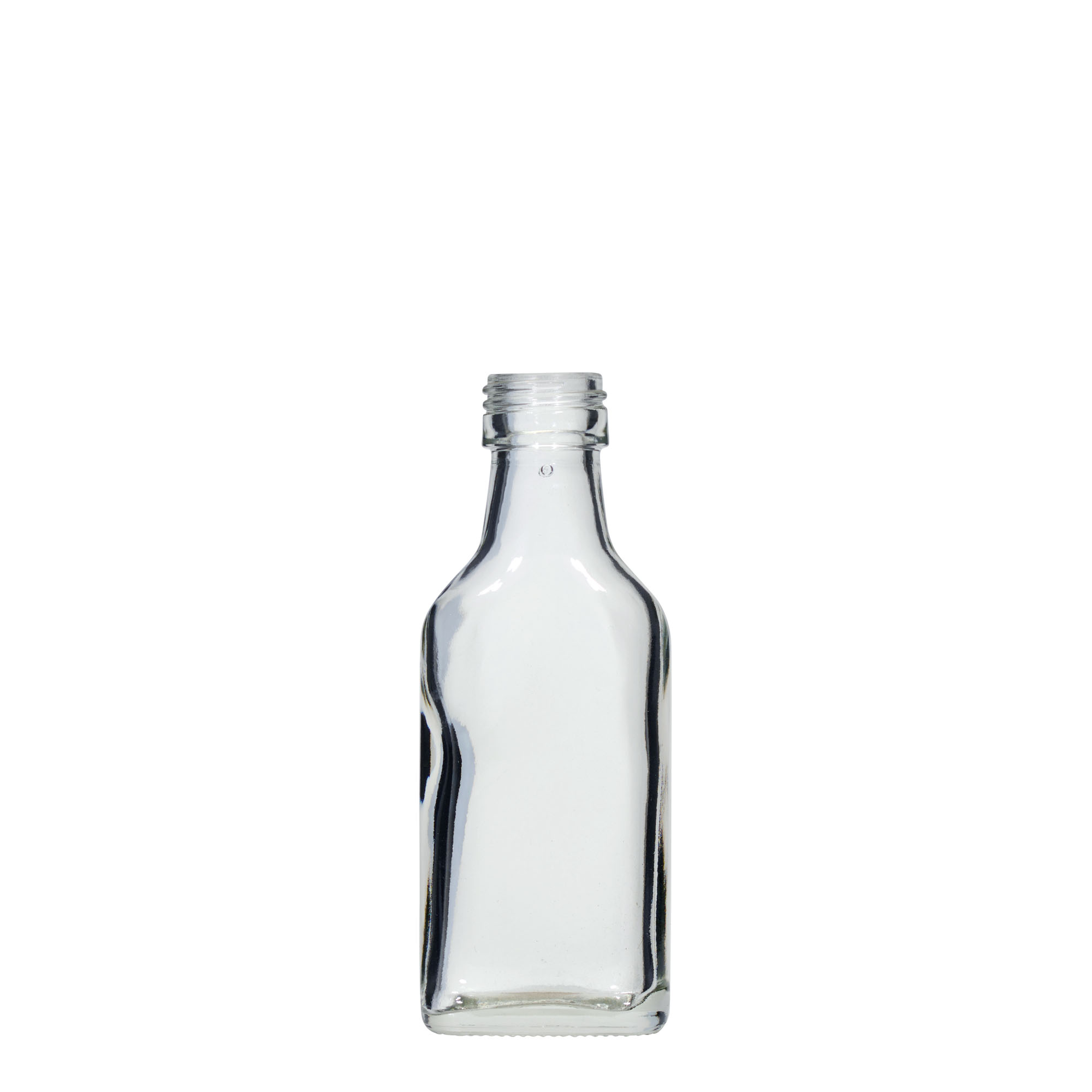 40 ml bočica za džep, pravougaona, otvor: PP 22