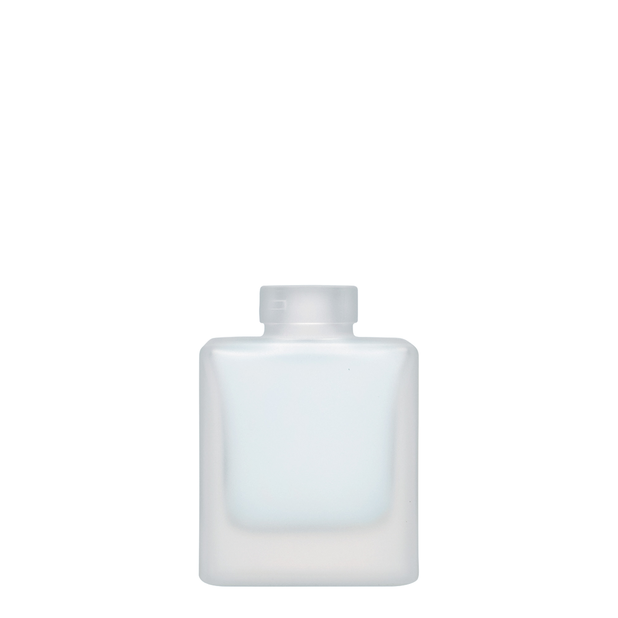 Staklena flaša 100 ml 'Cube', kvadratna, efekat leda, otvor: Pluto Staklena flaša 100 ml 'Cube', kvadratna, efekat leda, otvor: Pluto