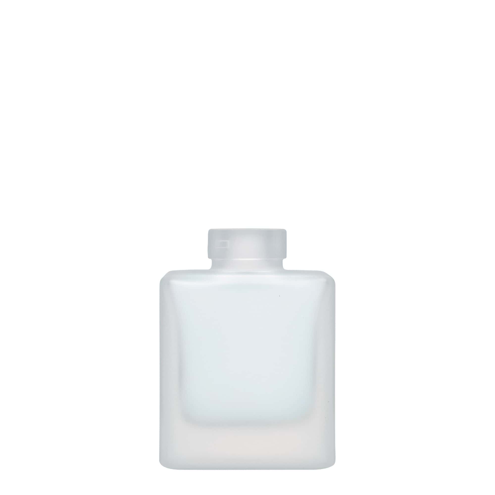 100 ml staklena boca „Cube“, kvadratna, zamrznuta, otvor: pluta