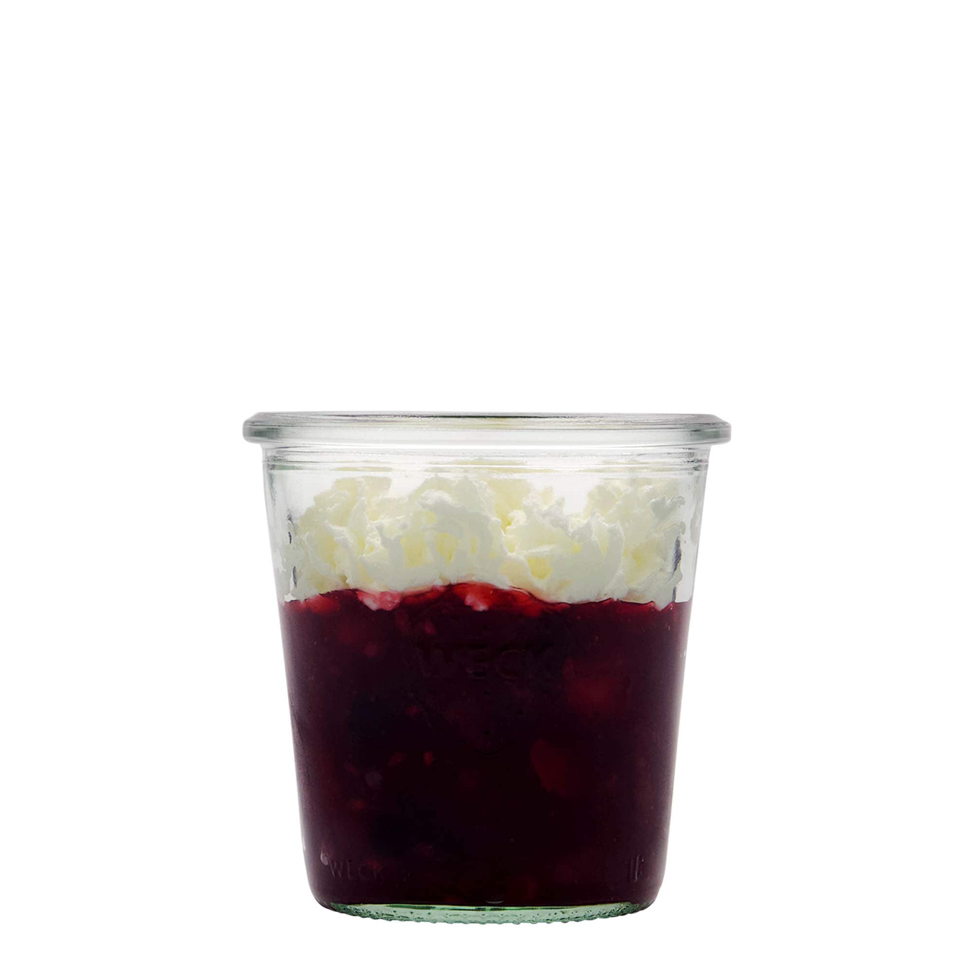 290 ml WECK staklenka sa širokim grlom, otvor: okrugli rub