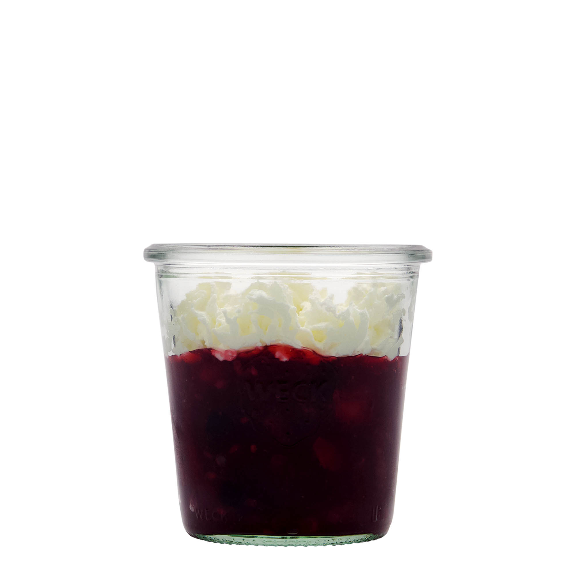 290 ml WECK staklenka sa širokim grlom, otvor: okrugli rub