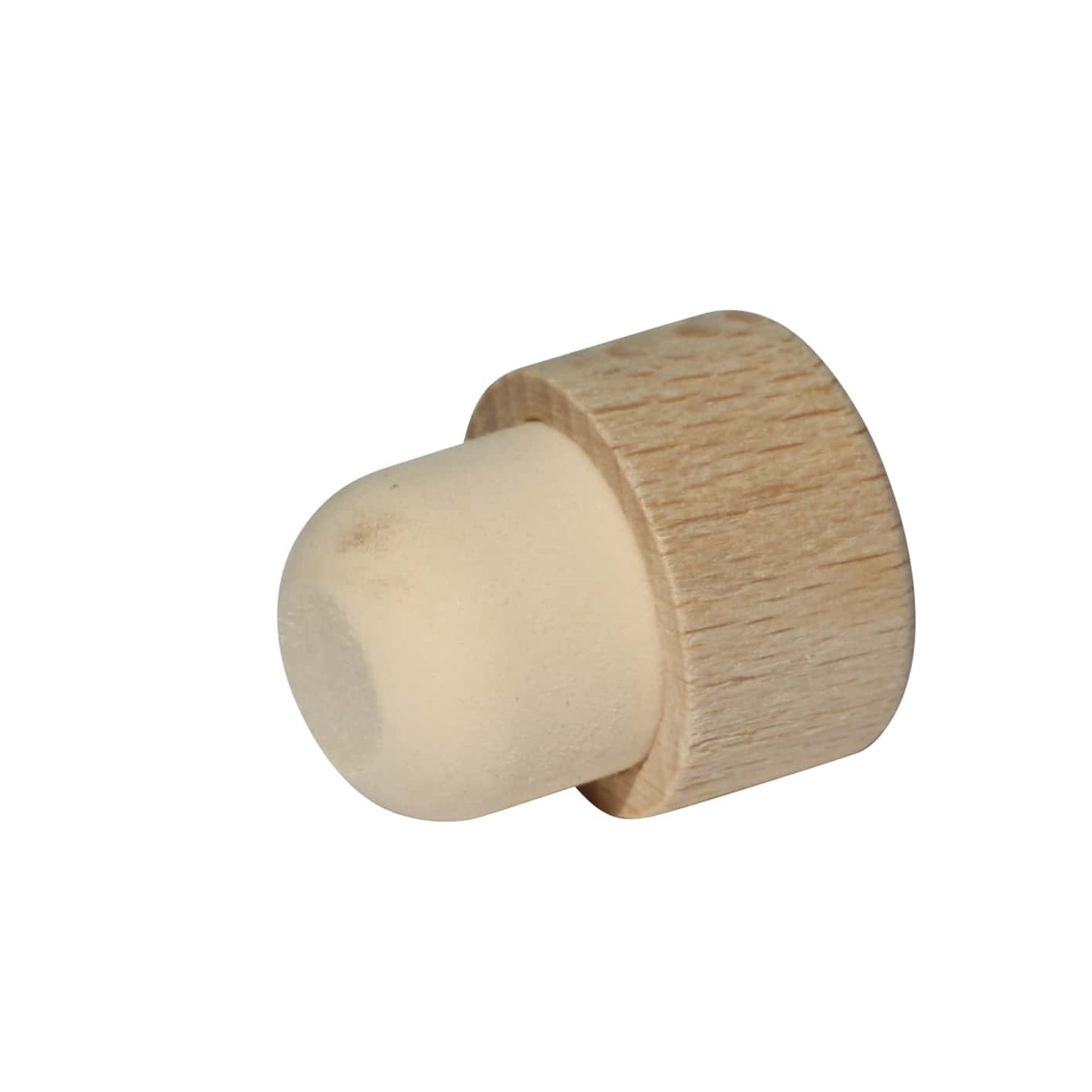 Čep s drškom 16,5 mm, drvo/plastika, za grlo: pluta Čep s drškom 16,5 mm, drvo/plastika, za grlo: pluta