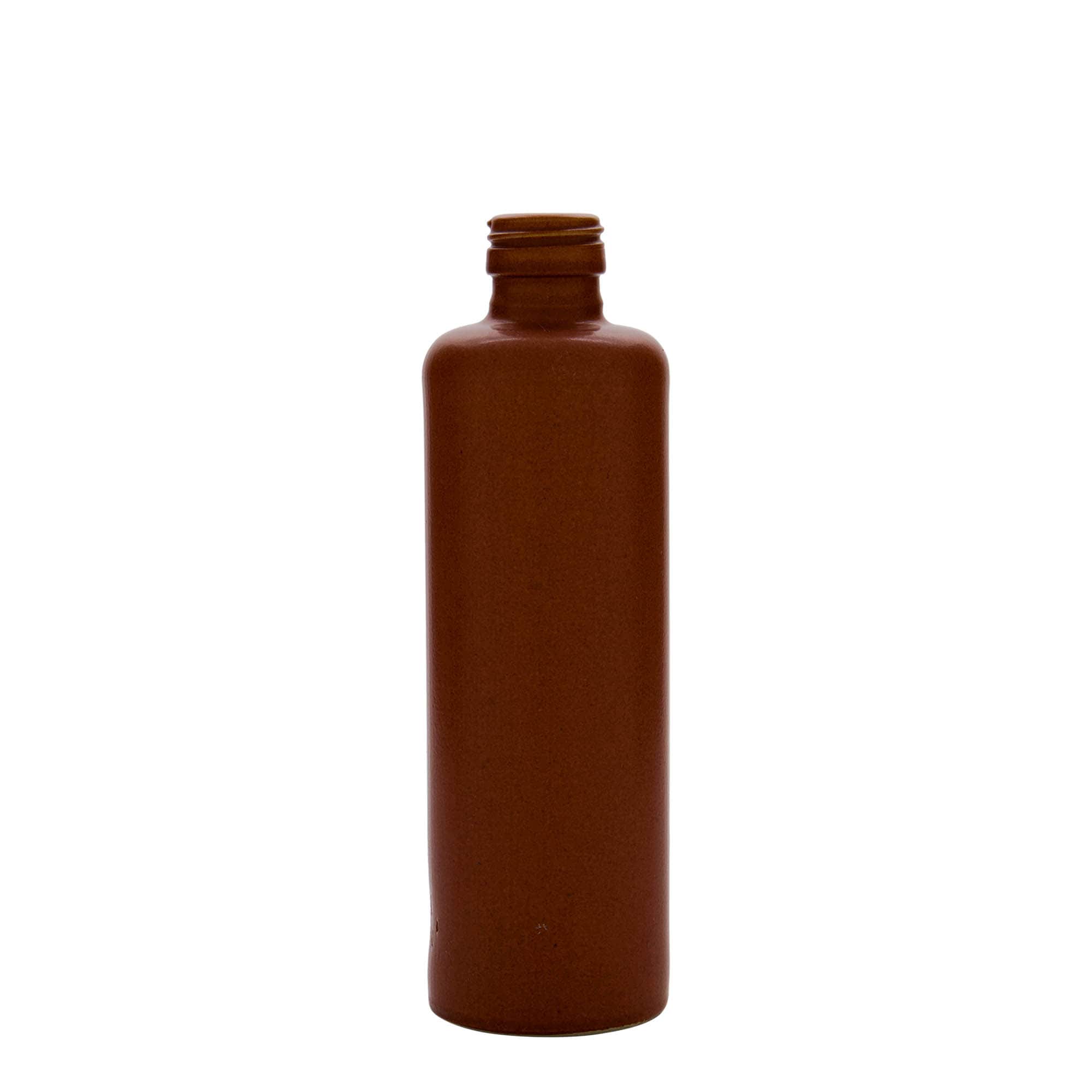 350 ml glineni vrč, kamenina, crveno-smeđi, grlo: PP 31,5