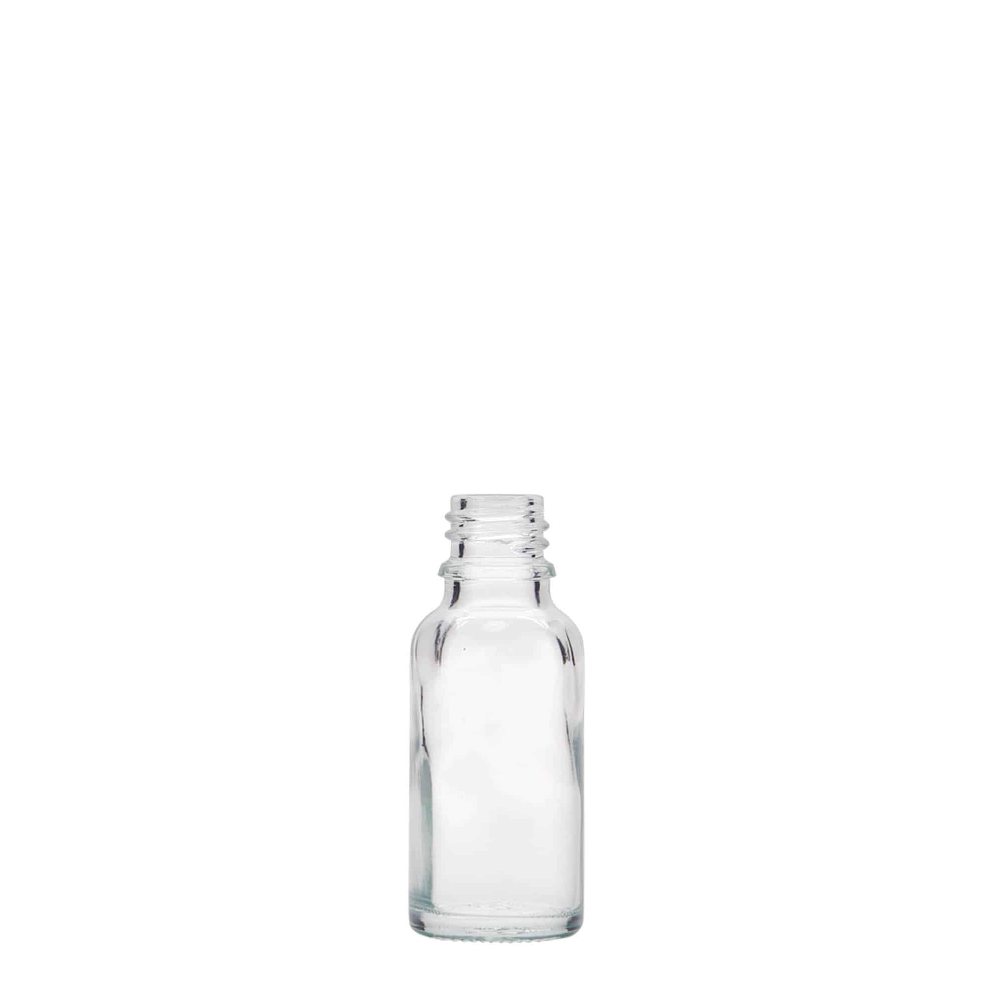 Medicinska flaša 20 ml, staklo, otvor: DIN 18