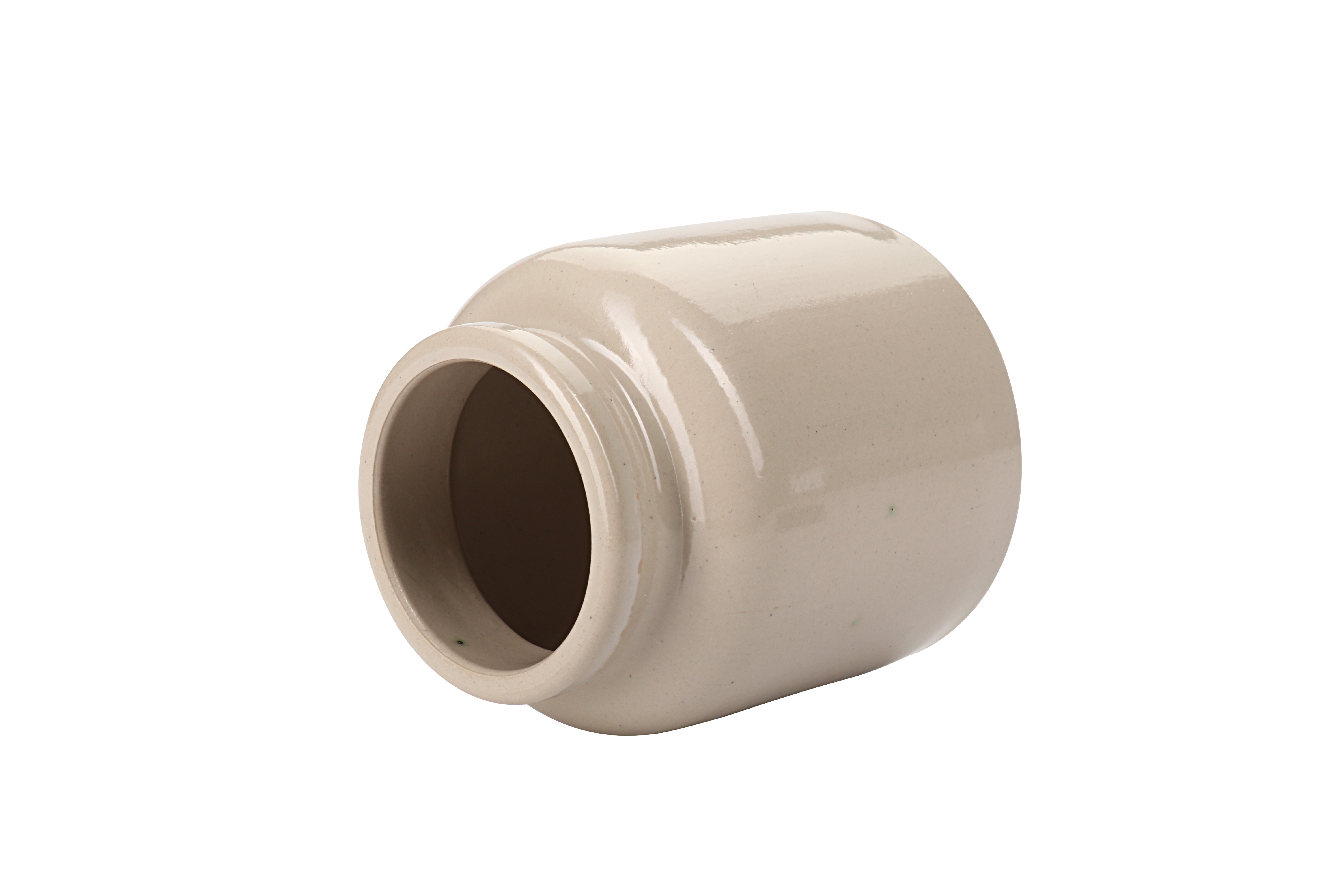 270 ml lonac od kamene keramike, keramika, bež, otvor: poklopac na navrtku 270 ml lonac od kamene keramike, keramika, bež, otvor: poklopac na navrtku