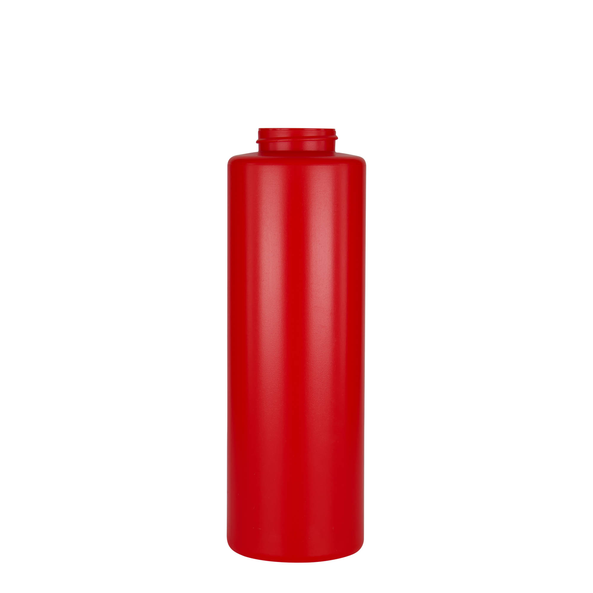 500 ml boca za sos, LDPE plastika, crvena, grlo: 38/400