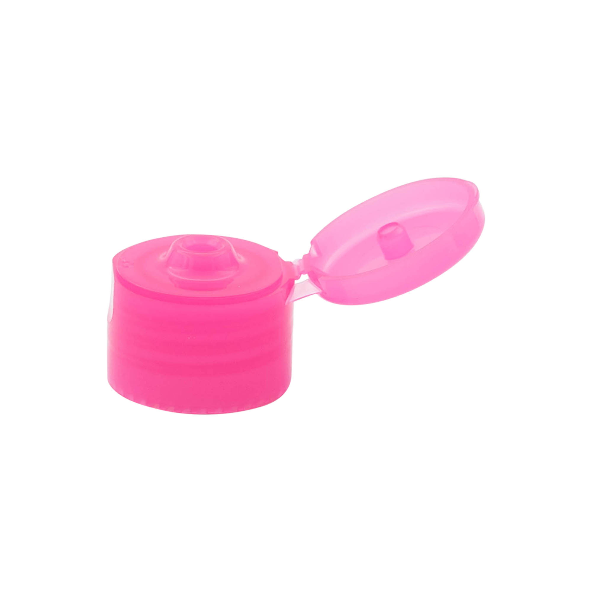 Navojni poklopac s preklopnom šarkom, PP-plastika, roze, za grlo: 24/410 Navojni poklopac s preklopnom šarkom, PP-plastika, roze, za grlo: 24/410