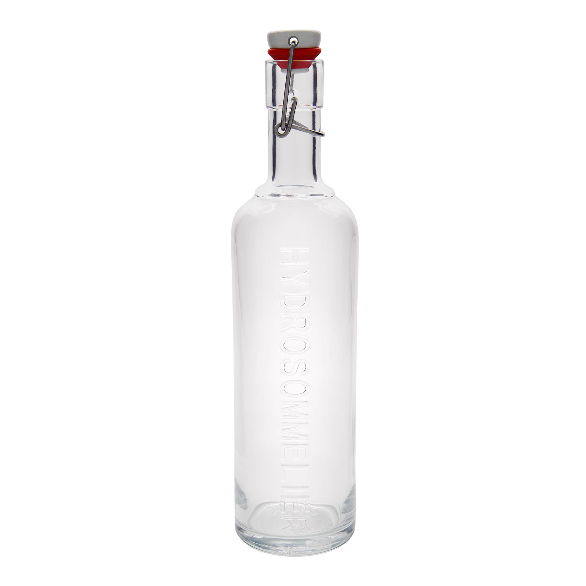 1.000 ml staklena boca 'Optima Hydrosommelier', grlo: zatvarač s kopčom 1.000 ml staklena boca 'Optima Hydrosommelier', grlo: zatvarač s kopčom