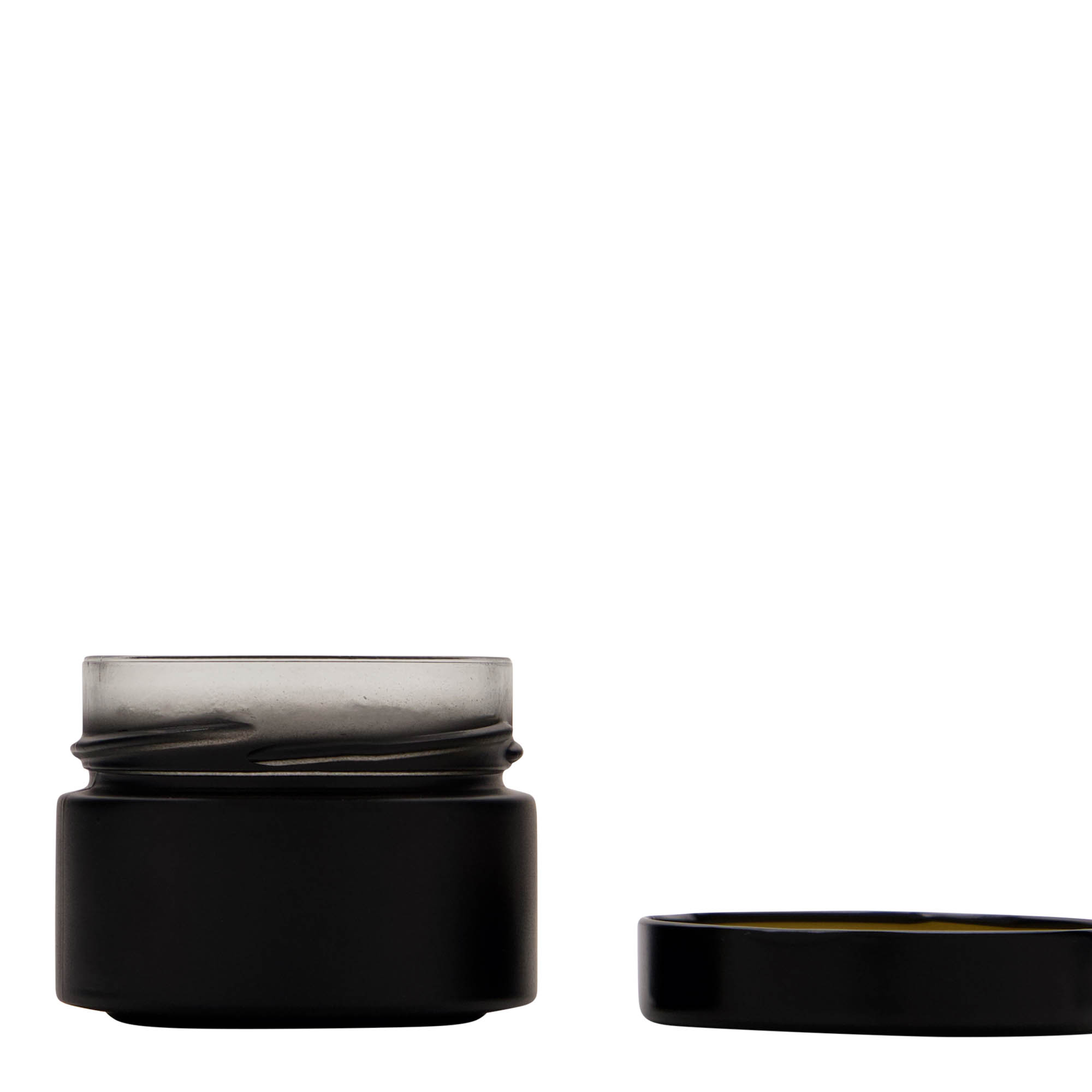 130 ml okrugla staklena boca 'Aurora', crna, otvor: Deep-Twist-Off (DTO 66) 130 ml okrugla staklena boca 'Aurora', crna, otvor: Deep-Twist-Off (DTO 66)