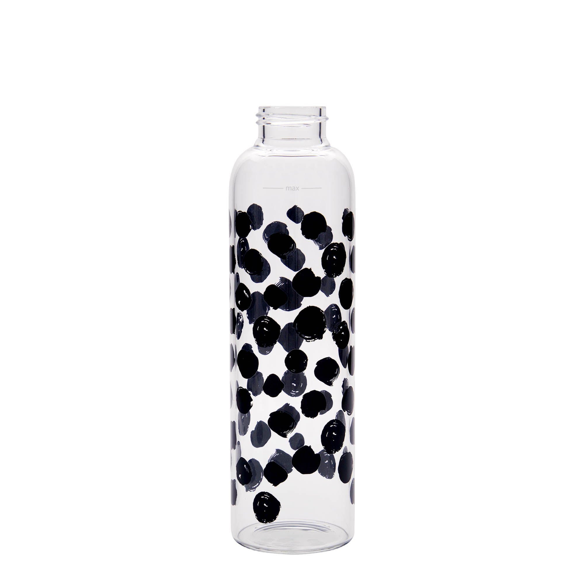 Flaša za piće 500 ml 'Perseus', motiv: Crne tačke, otvor: Navojni zatvarač