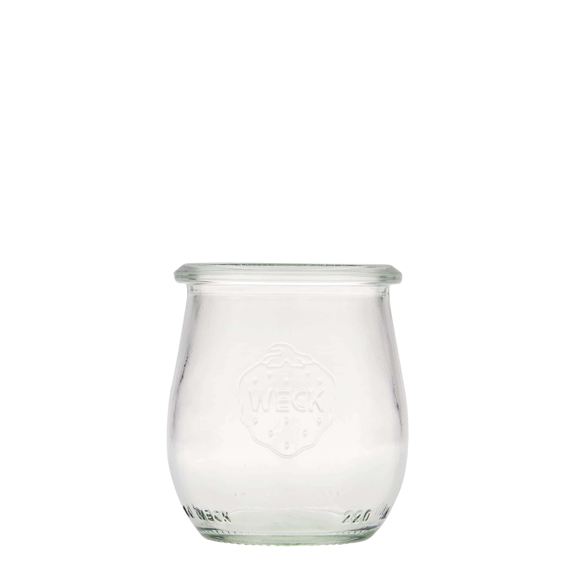 220 ml WECK-Tulipanklasa, otvor: okrugli rub