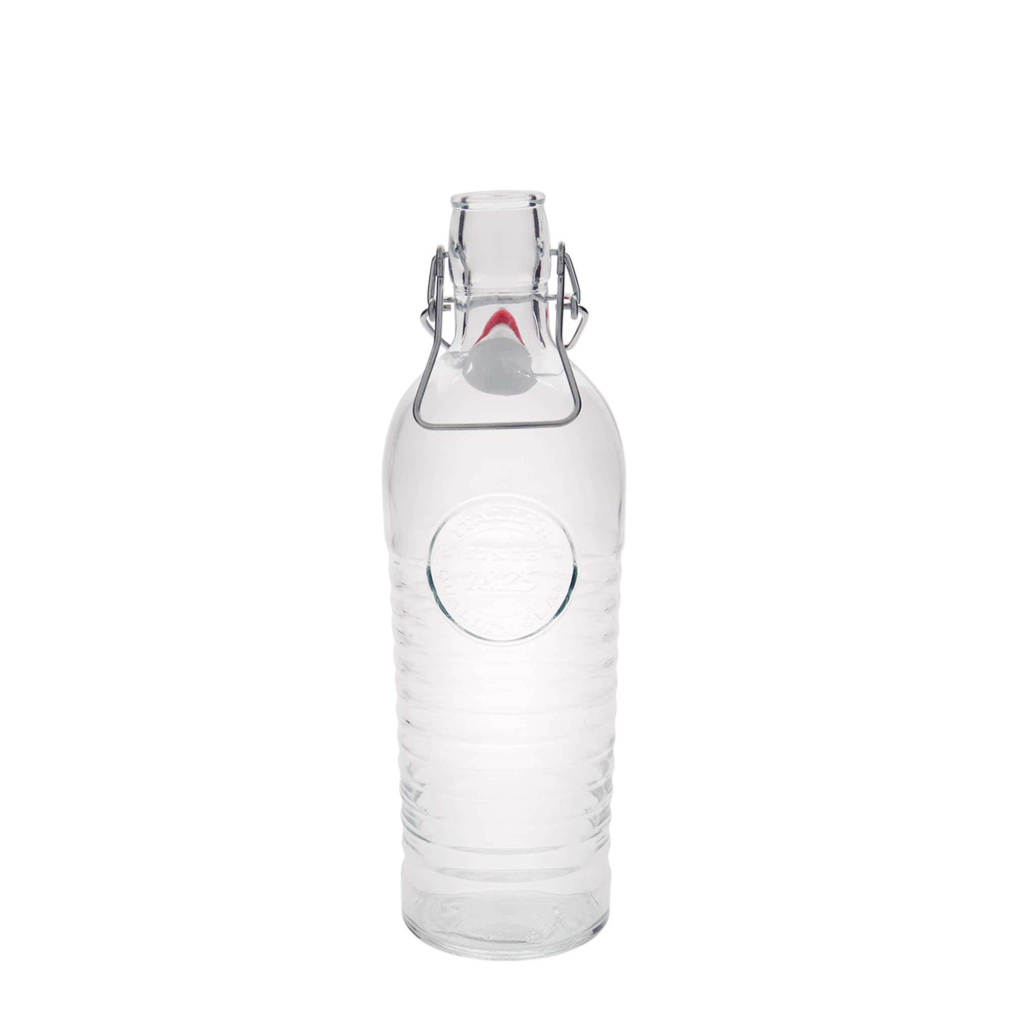 1.200 ml staklena boca „Officina 1825“, grlo: zatvarač s kopčom