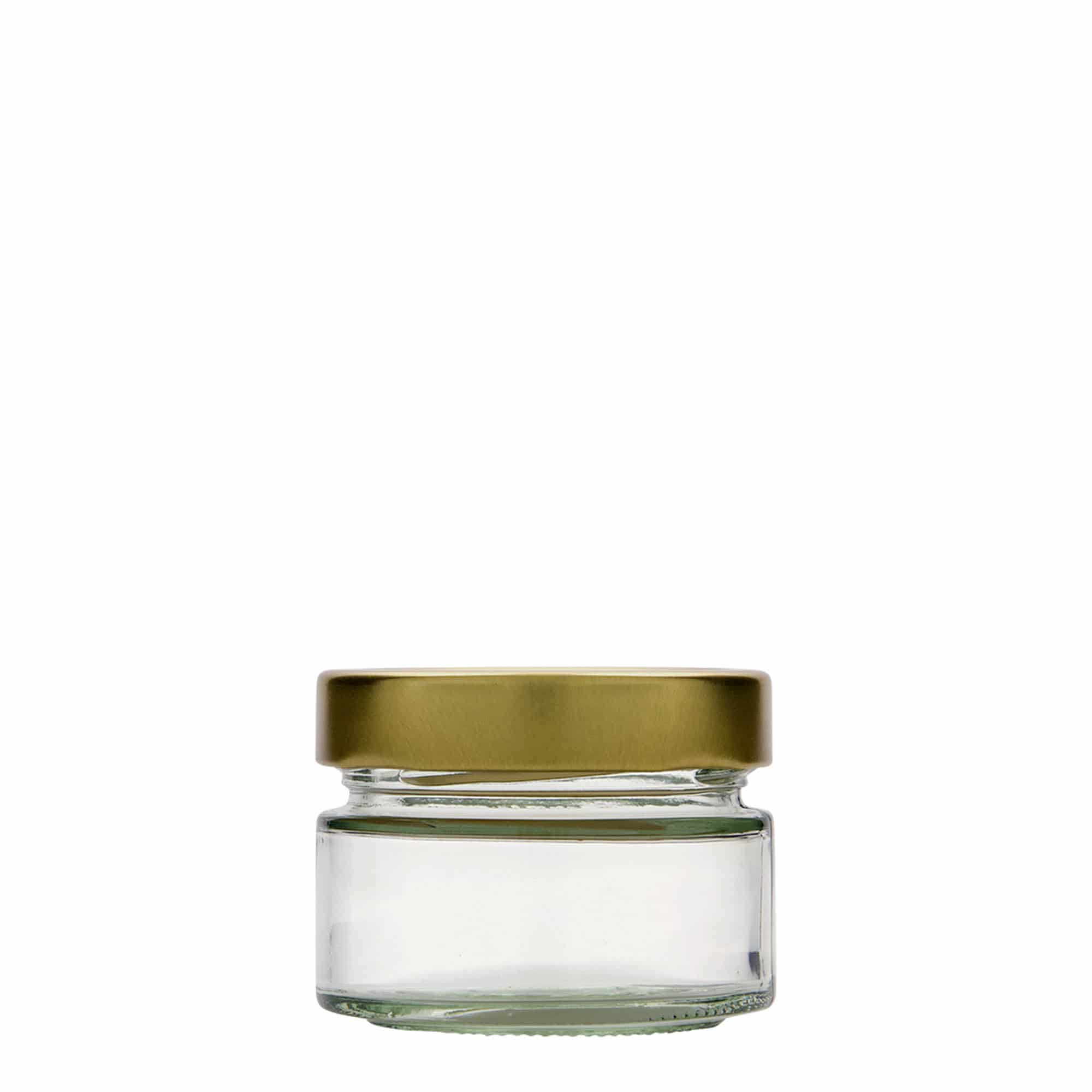 130 ml okrugla staklena posuda „Aurora“, otvor: Deep-Twist-Off (DTO 66)