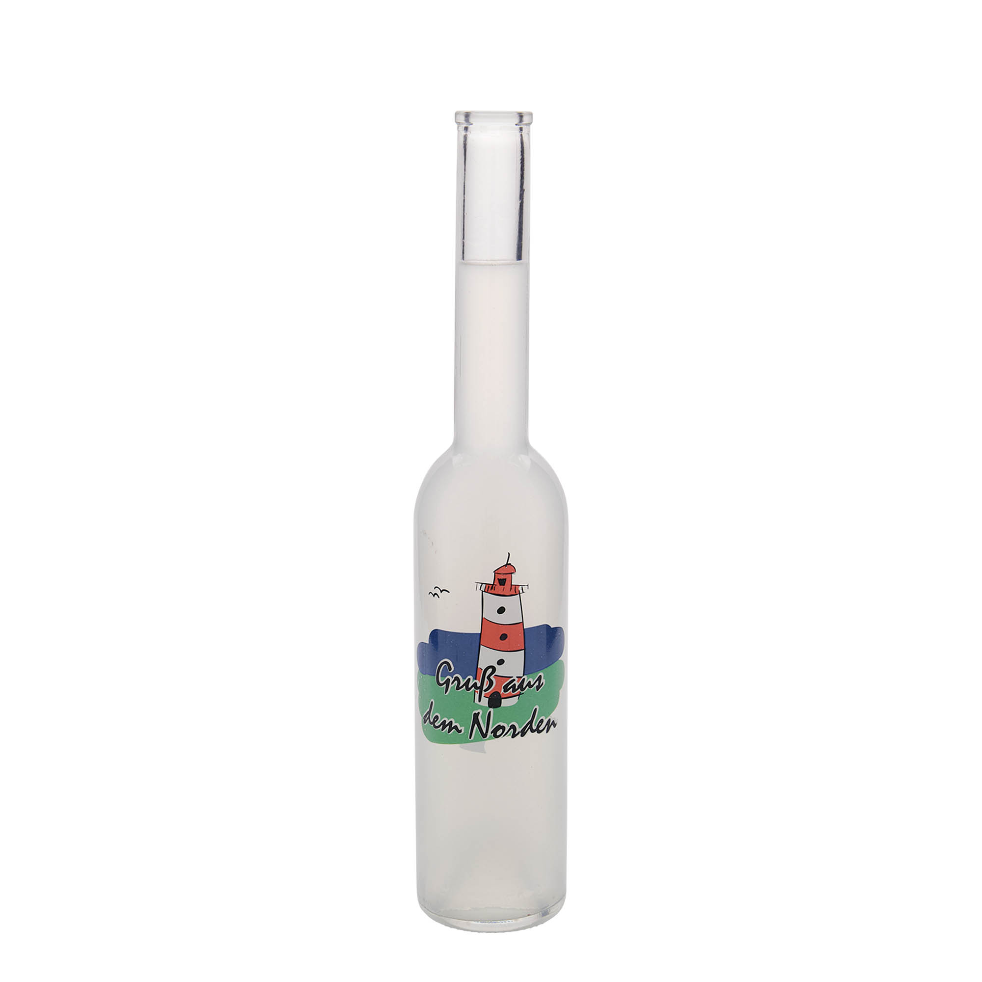 Staklena flaša 350 ml 'Opera', motiv: Sjever, otvor: Pluto