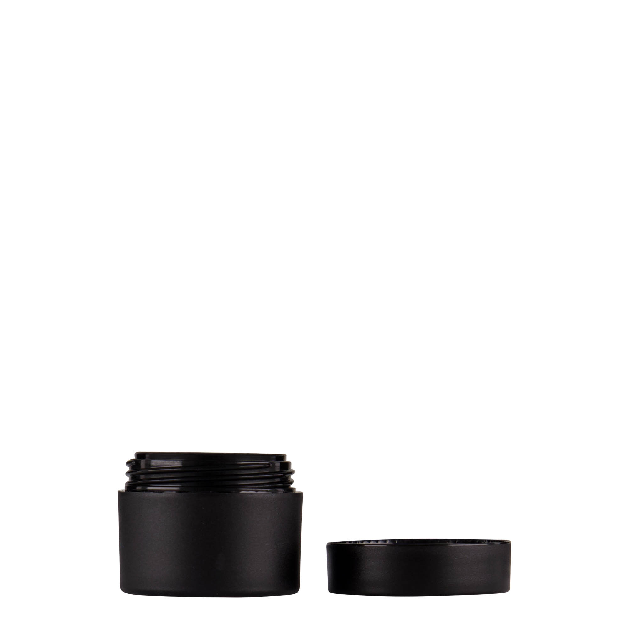 5 ml plastična posuda „Antonella“, PP, crna, otvor: navojni poklopac