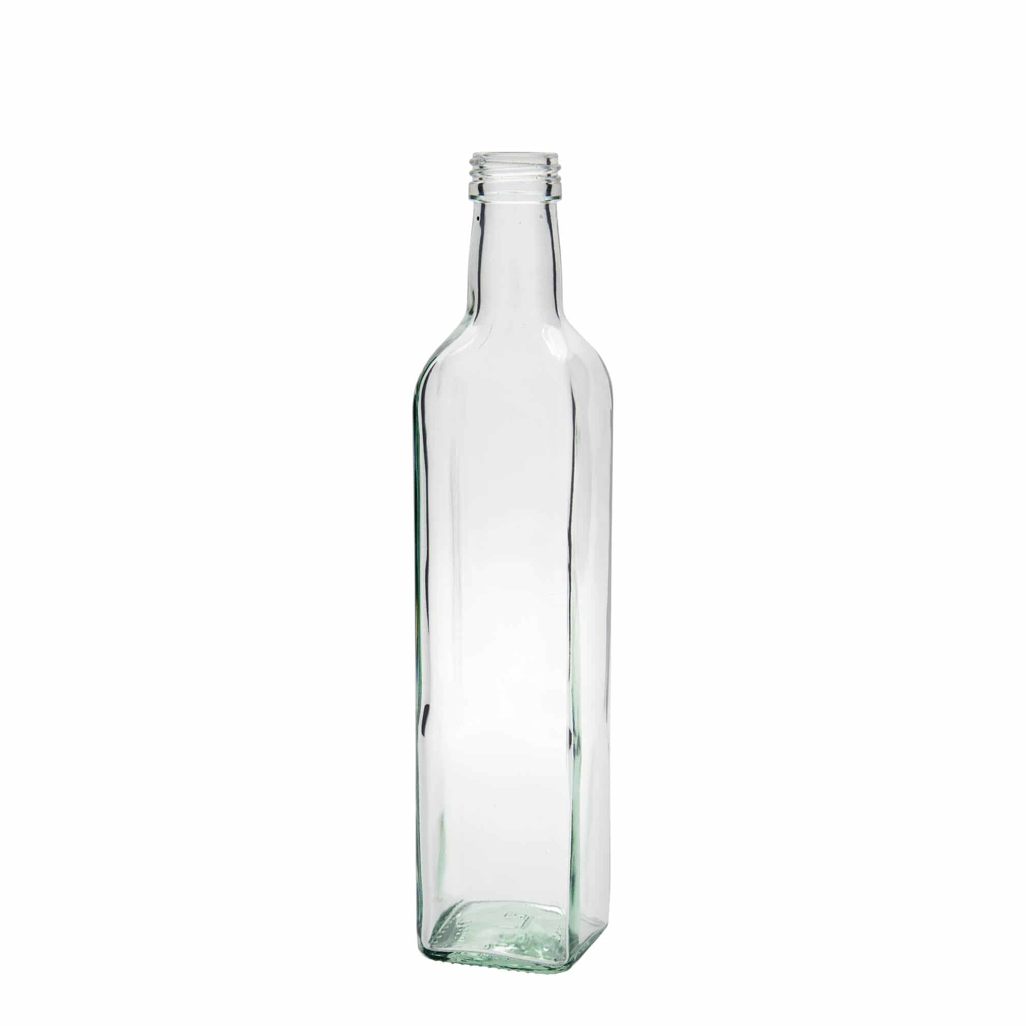 Staklena flaša 500 ml 'Marasca', kvadratna, otvor: PP 31,5