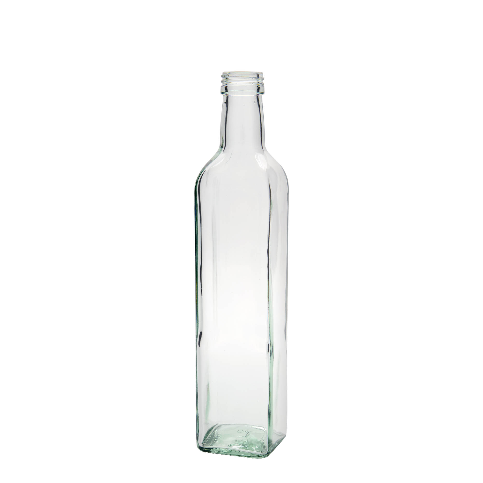 500 ml staklena boca „Marasca“, kvadratna, grlo: PP 31,5