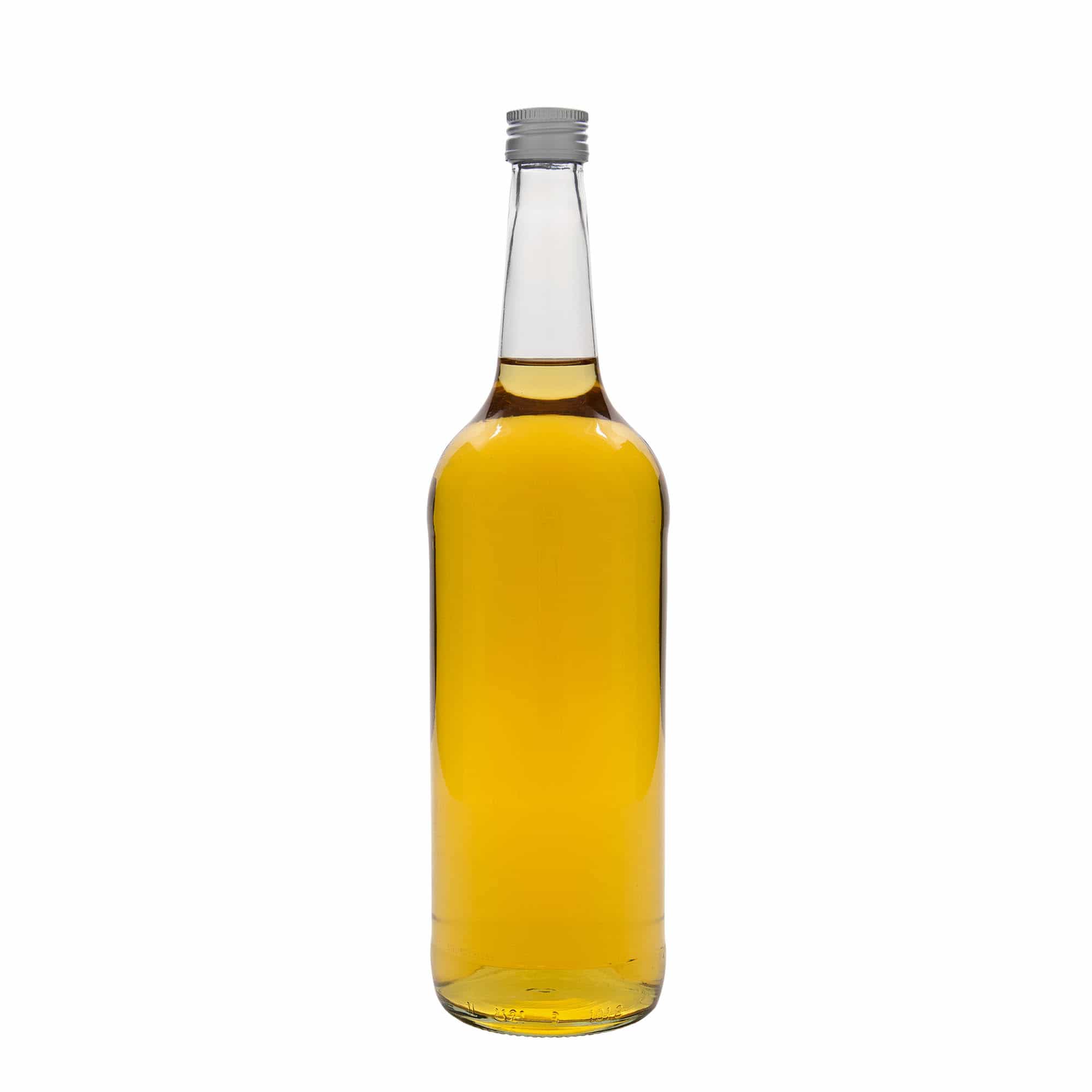 Staklena flaša sa ravnim vratom 1.000 ml, otvor: Pluto