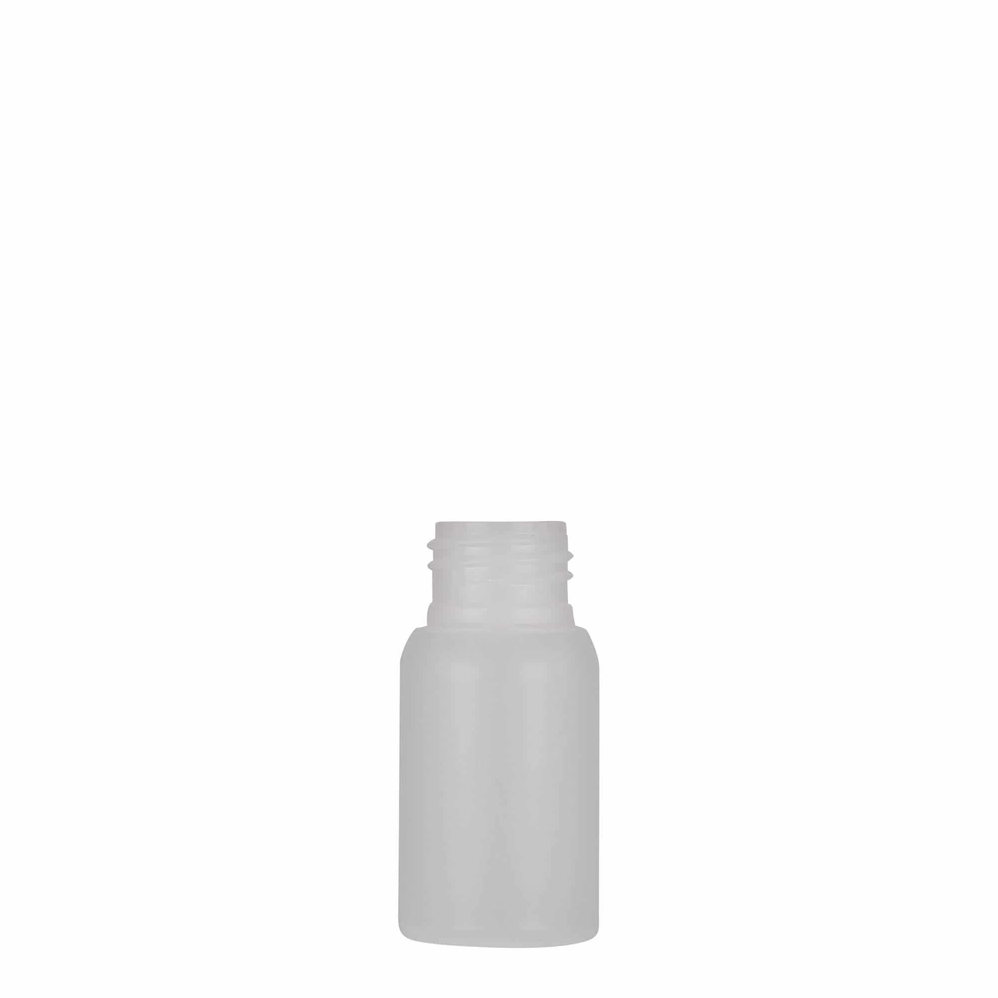 30 ml plastična bočica „Tuffy“, HDPE, prirodna, grlo: 24/410