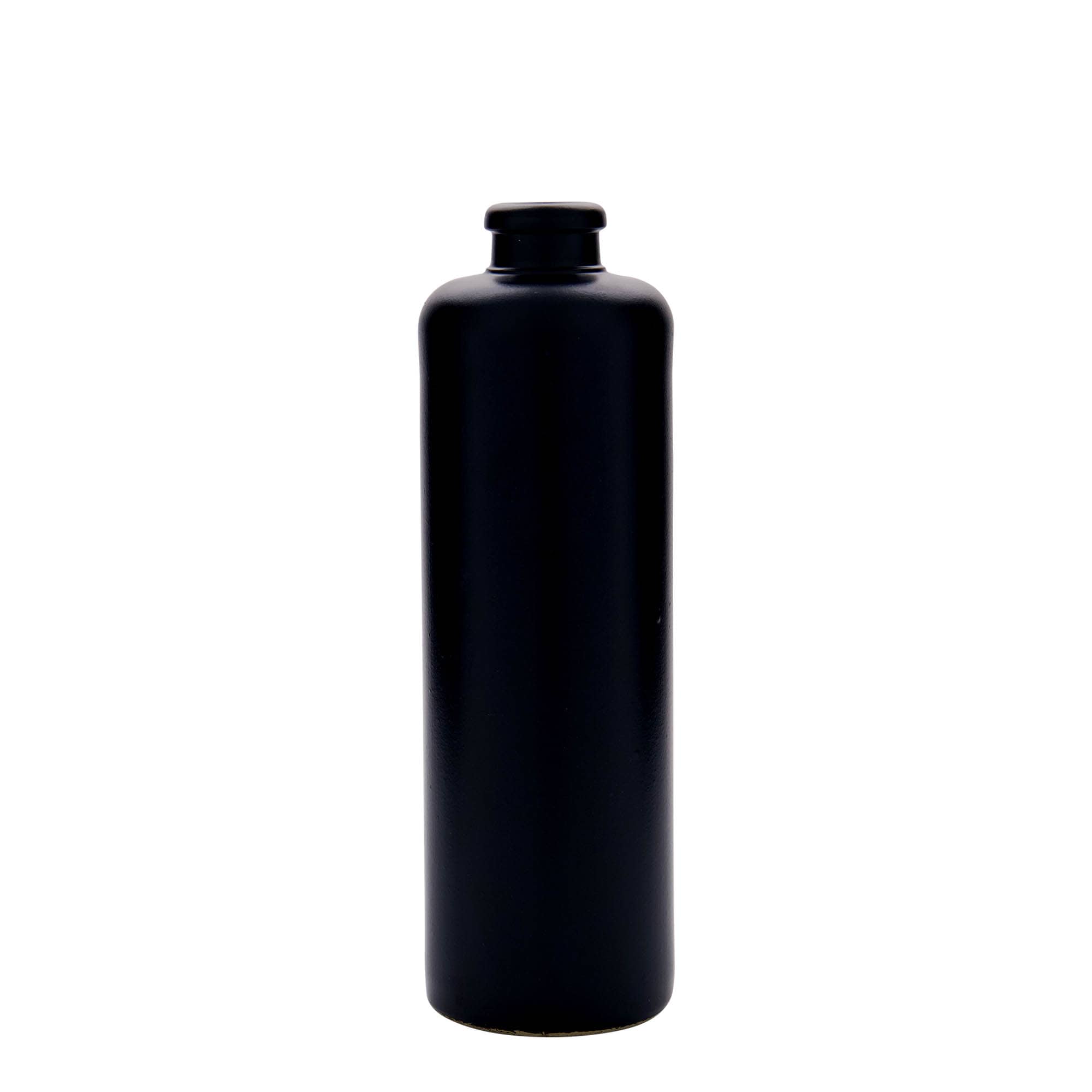 500 ml glineni vrč, kamenina, crni, grlo: pluta