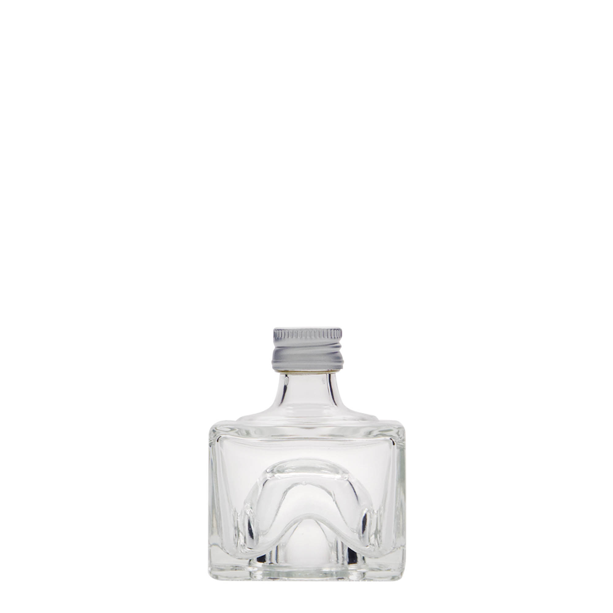 40 ml staklena bočica 'Cocolores', kvadratna, grlo: PP 18