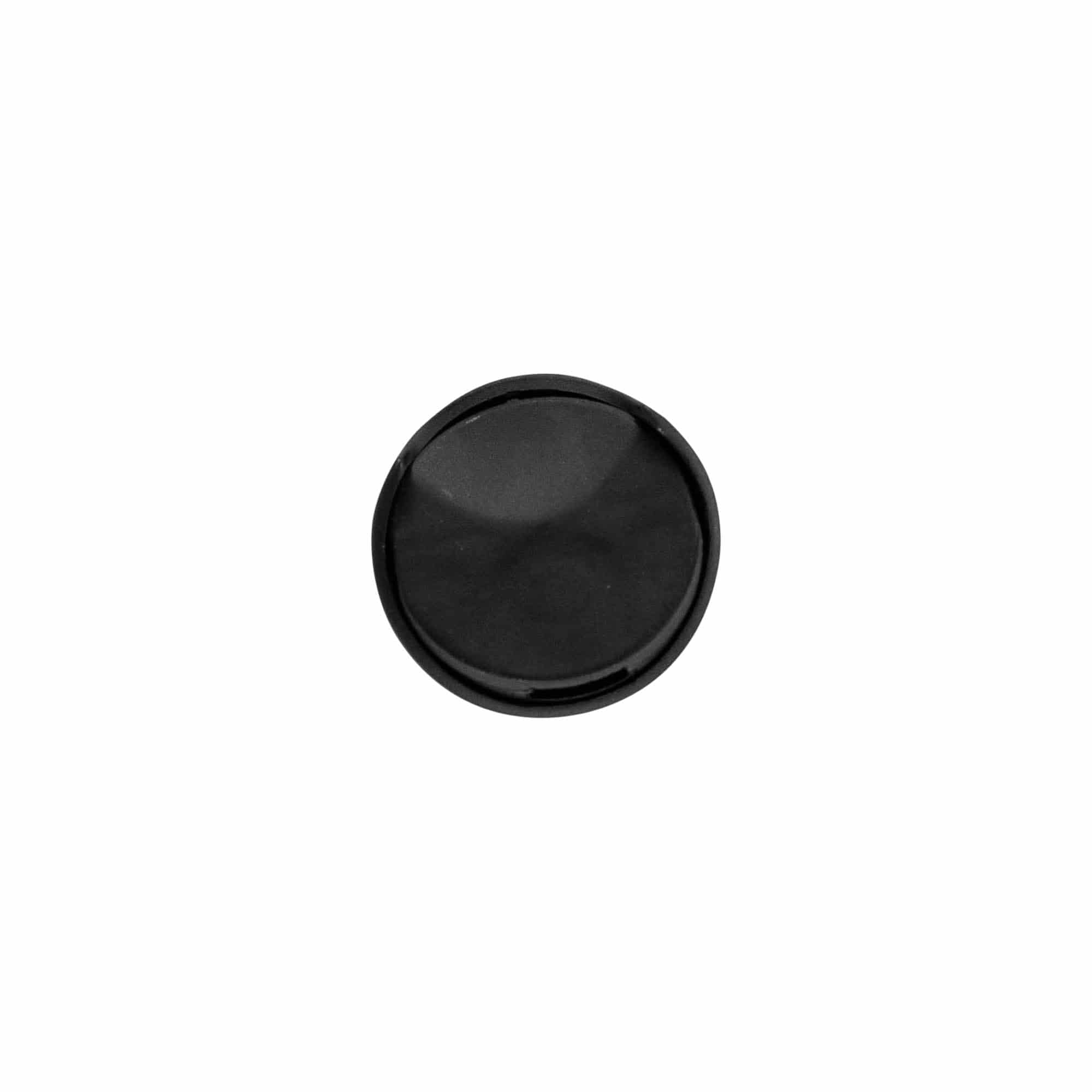 Zatvarač na navoj Disc Top, PP plastika, crni, za grlo: 24/410