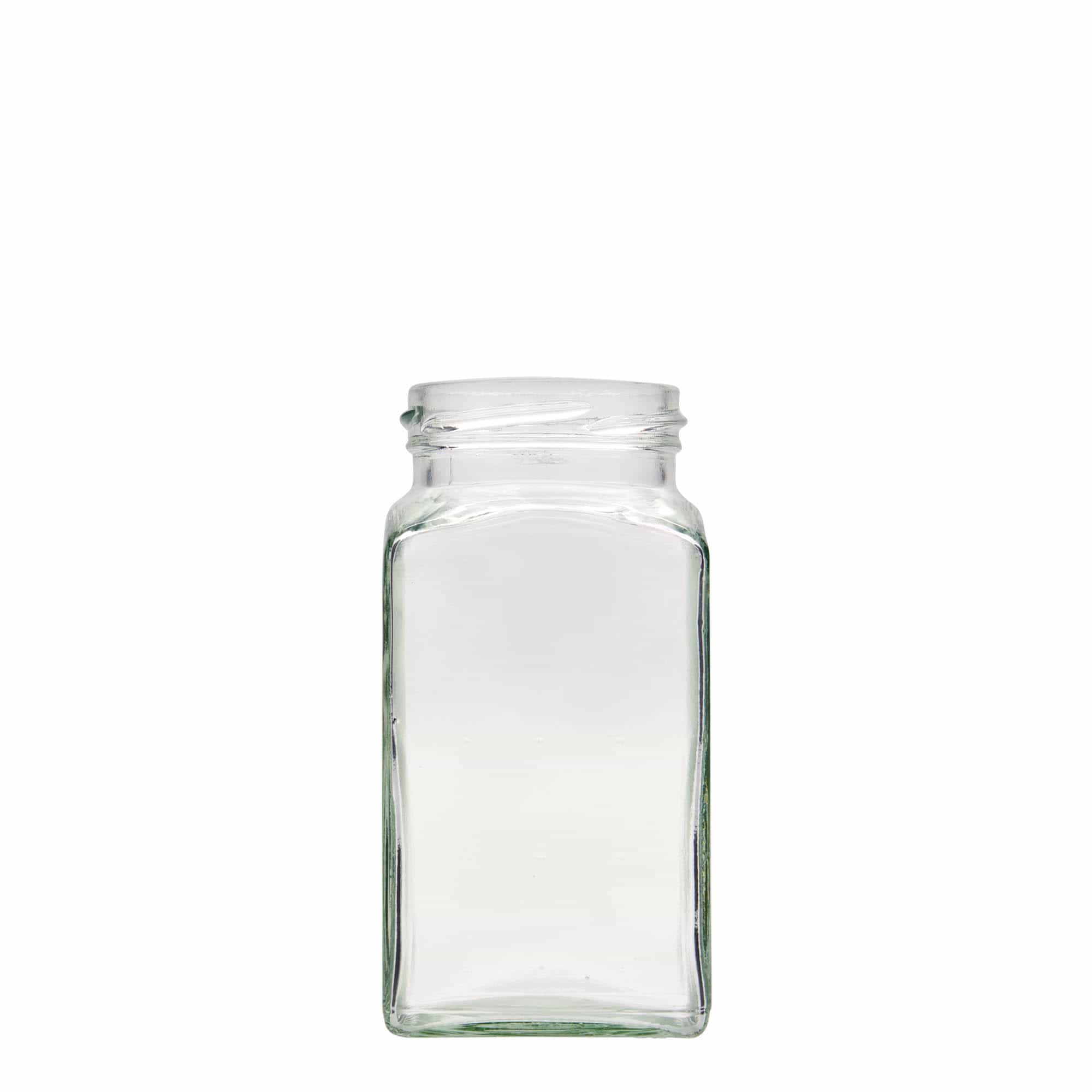 Četverougla staklenka 312 ml, otvor: Twist-Off (TO 58)