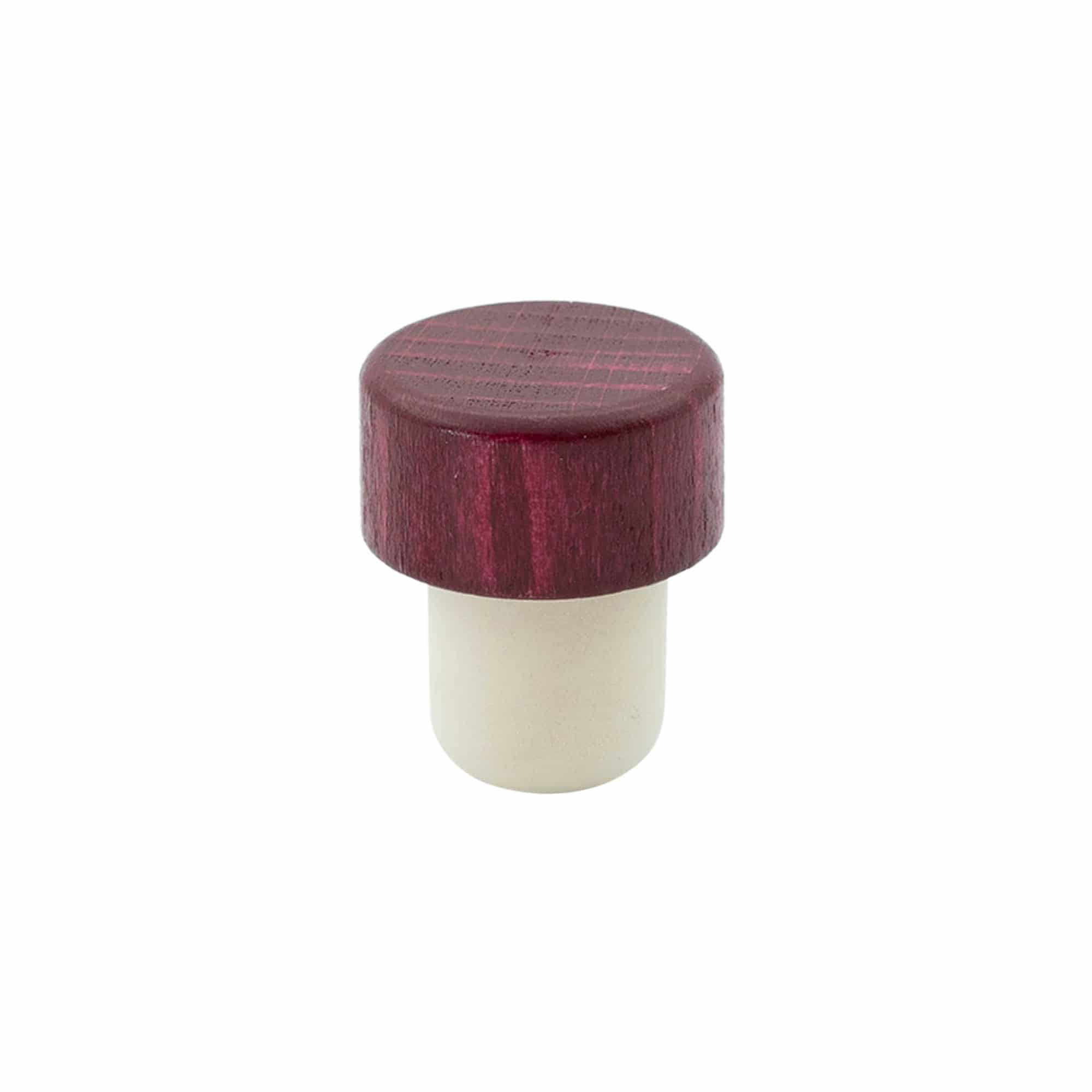 Pluto sa glavom 19 mm, drvo/plastika, bordo crvena, za otvor: Pluto Pluto sa glavom 19 mm, drvo/plastika, bordo crvena, za otvor: Pluto