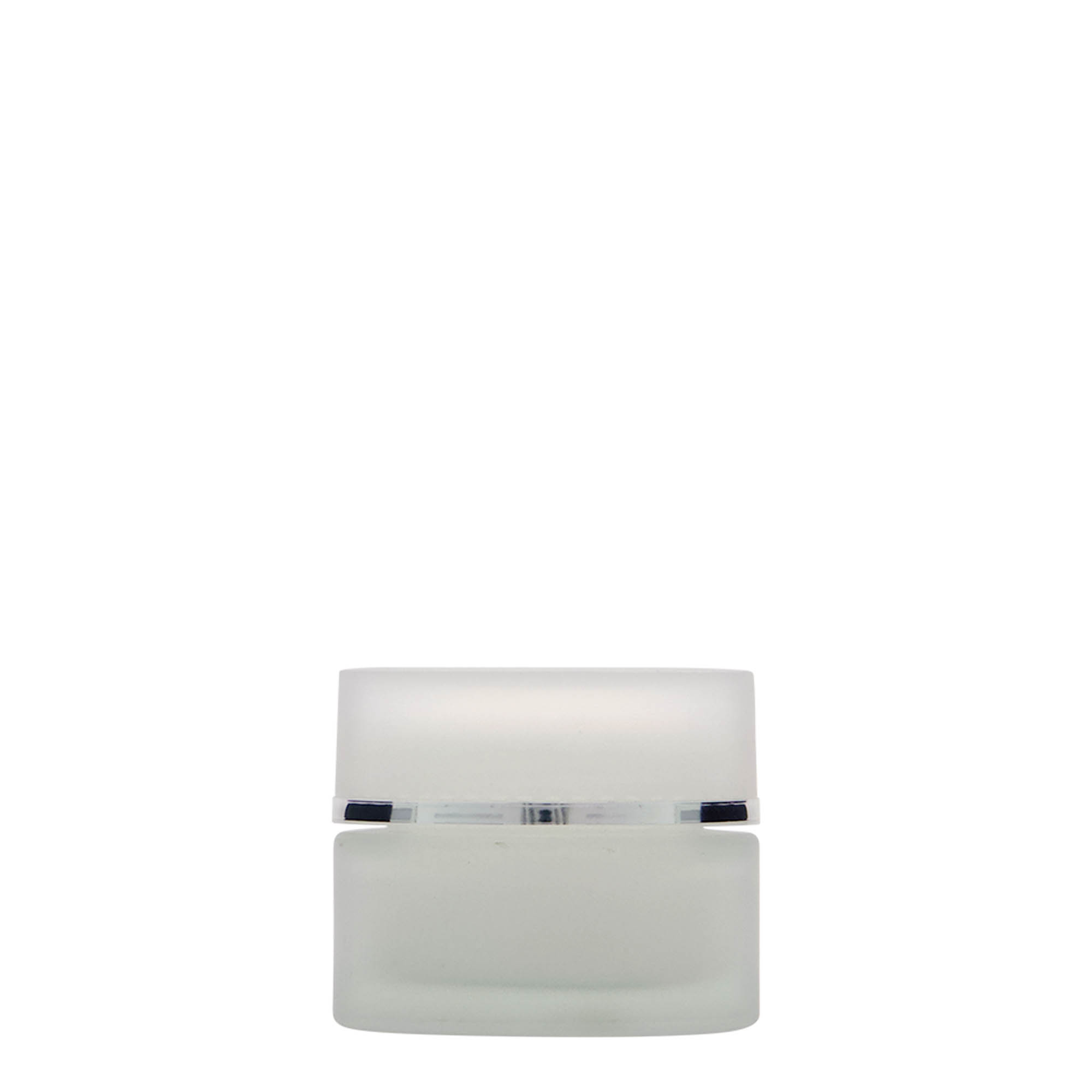 30 ml tegla 'Platin Edicija', staklo, matirana, grlo: navojni poklopac