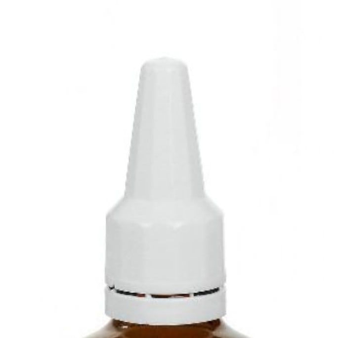 Zatvarač sa navojem sa aplikatorom, PE plastika, bijela, za otvor: DIN 18 Zatvarač sa navojem sa aplikatorom, PE plastika, bijela, za otvor: DIN 18