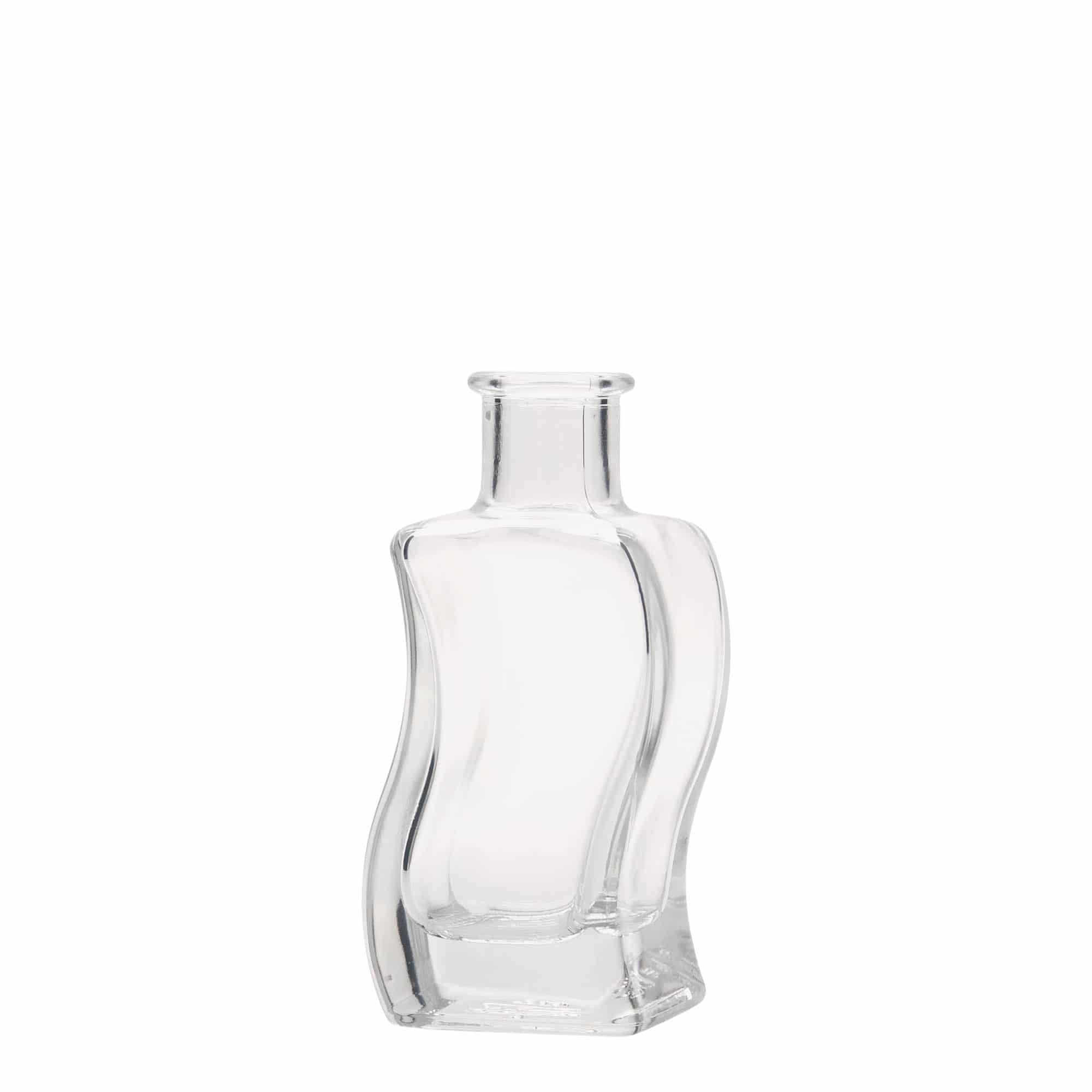 100 ml staklena boca „Welle“, četvrtasta, grlo: čep