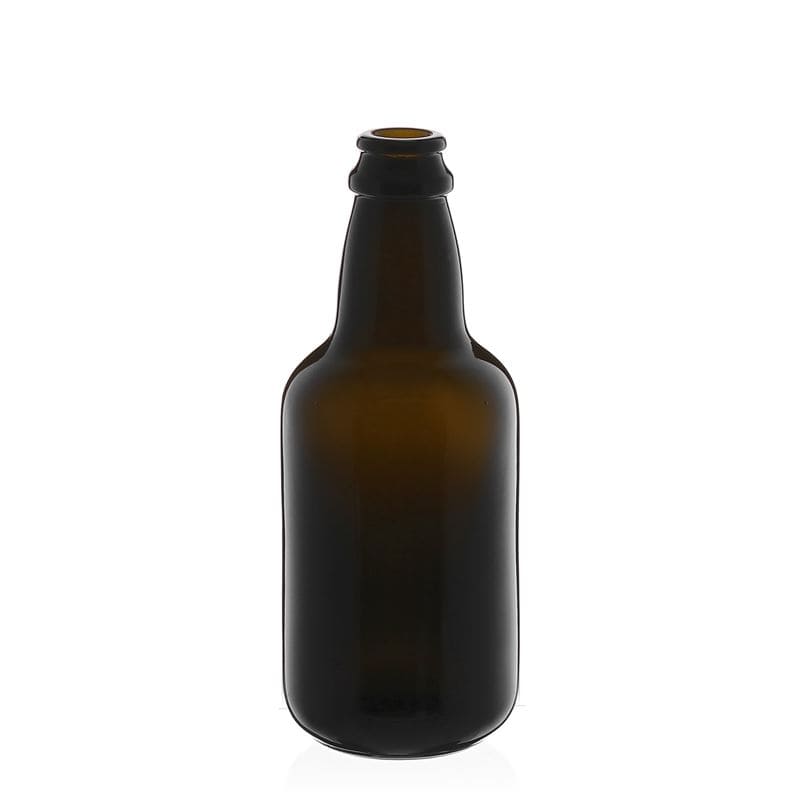 330 ml boca piva „Era“, staklo, antikno zeleno, grlo: krunski čep