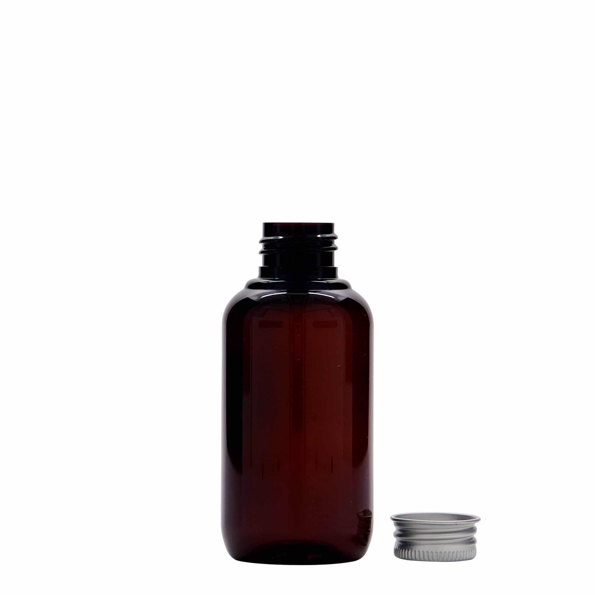 Reciklirajuća plastična flaša 100 ml 'Victor's Best', PCR, smeđa, otvor: 24/410