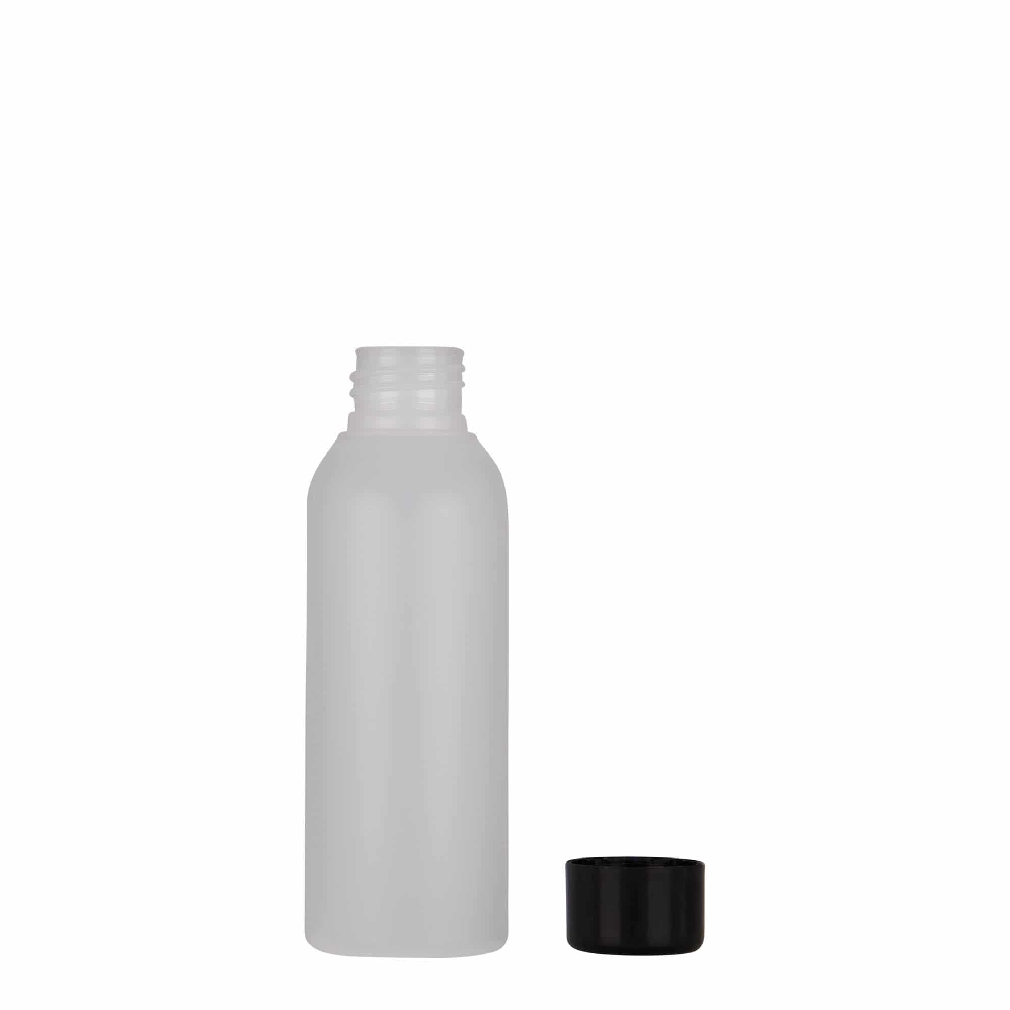 Plastična flaša 100 ml 'Tuffy', HDPE, prirodna, otvor: GPI 24/410