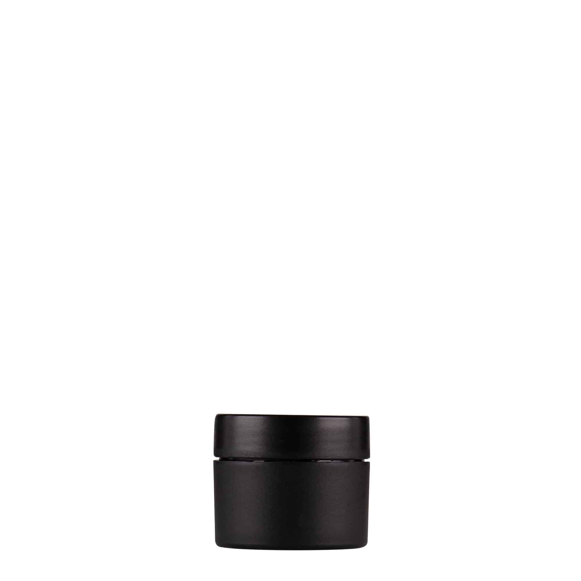 5 ml plastična posuda „Antonella“, PP, crna, otvor: navojni poklopac