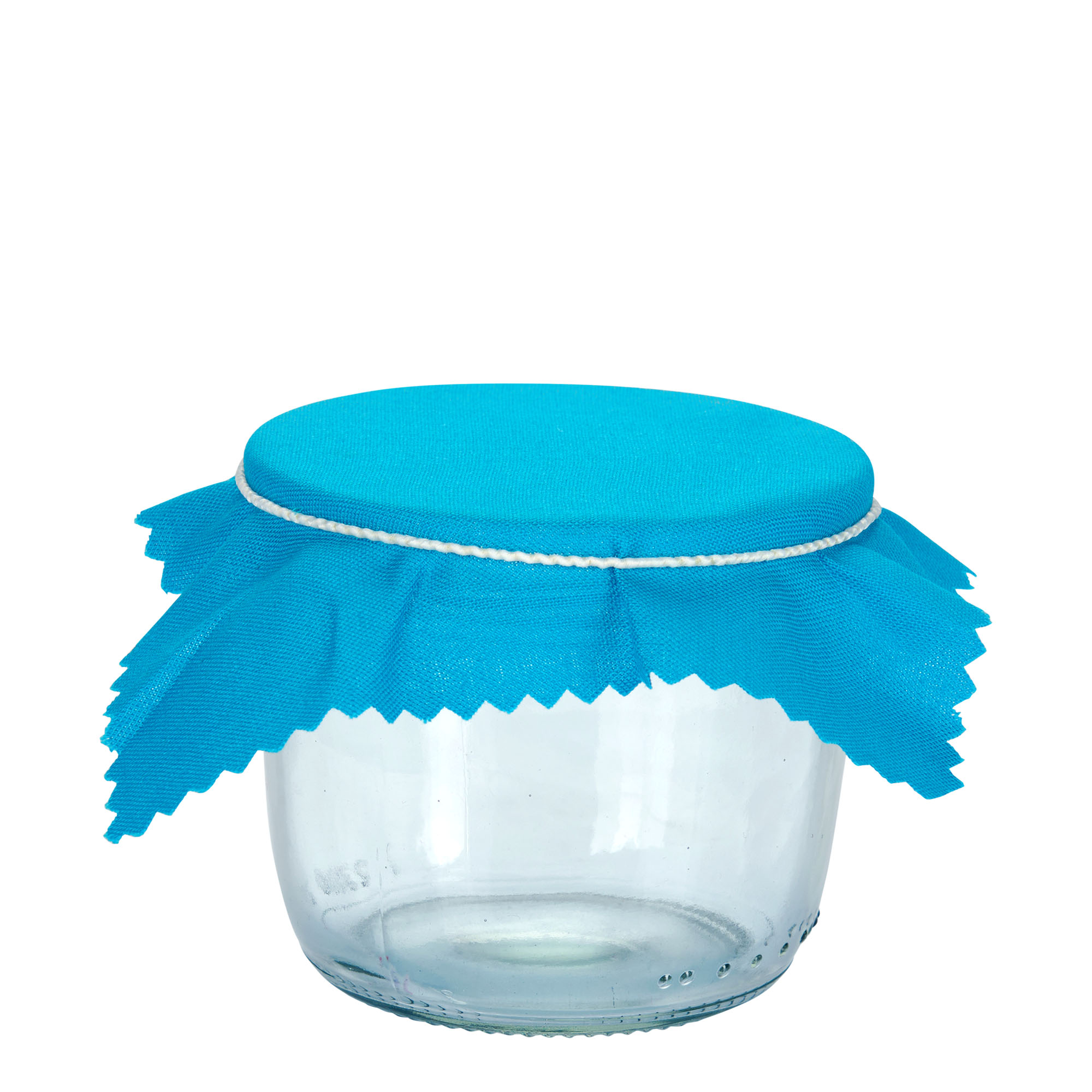 Tkaninska podmetača 12x12, kvadratna, tekstil, petrol, otvor: TO38-TO53