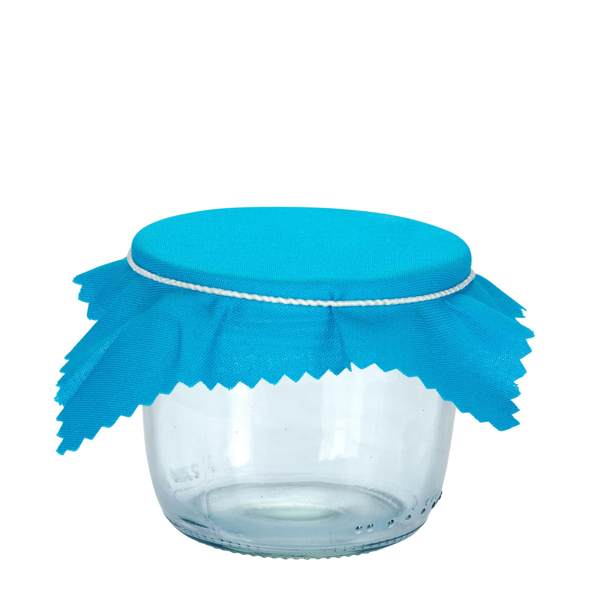 Tkaninska podmetača 12x12, kvadratna, tekstil, petrol, otvor: TO38-TO53